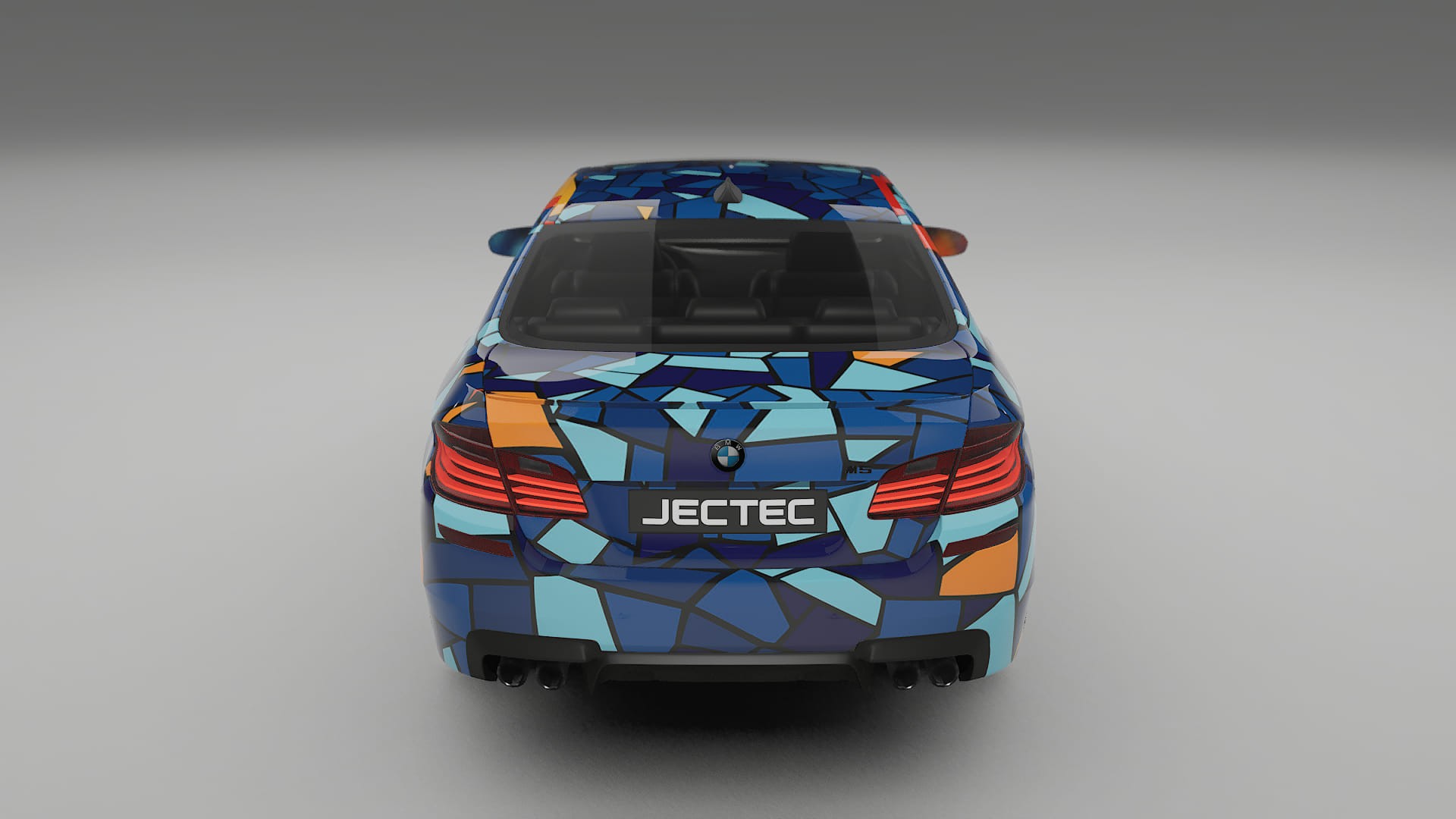 BMW M5 F10 BARCELONA – Ontworpen Wrap PPF Kit van Printbaar Polyurethaanfolie