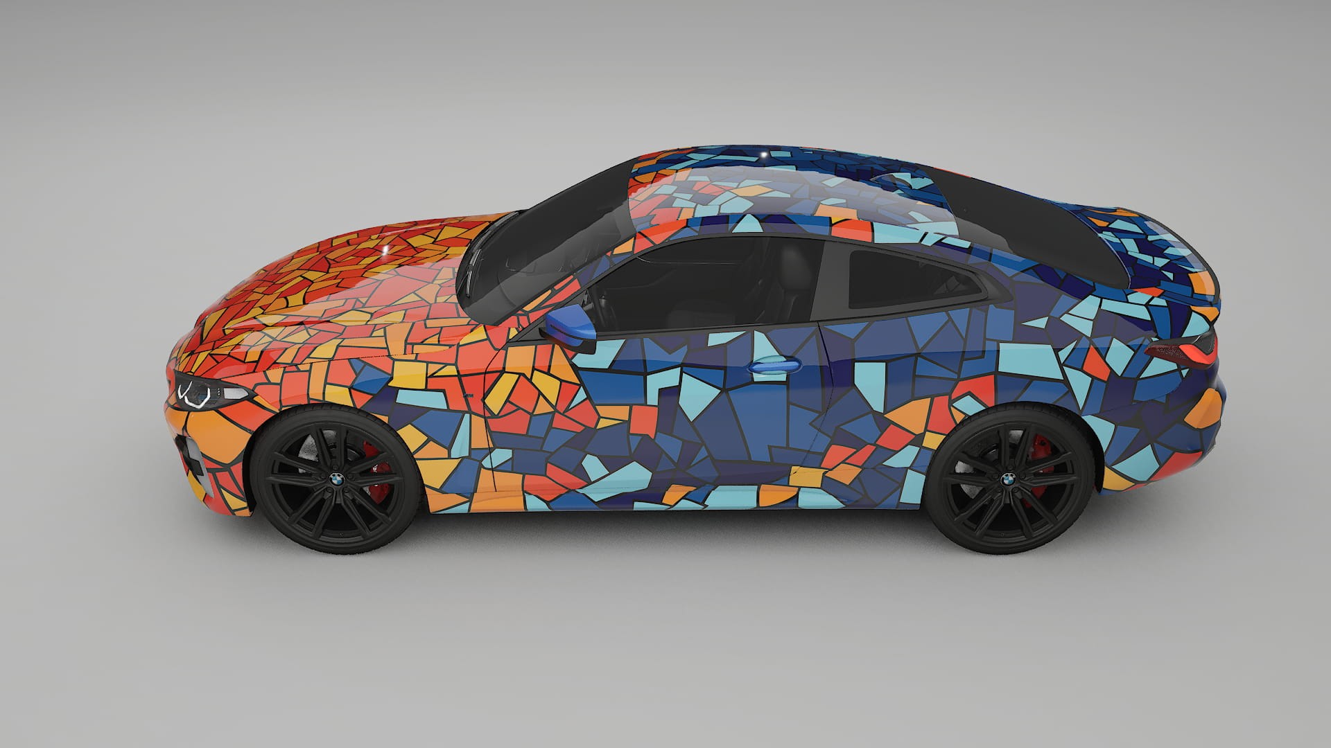 BMW M440i G26 BARCELONA – Ontworpen Wrap PPF Kit van Printbaar Polyurethaanfolie