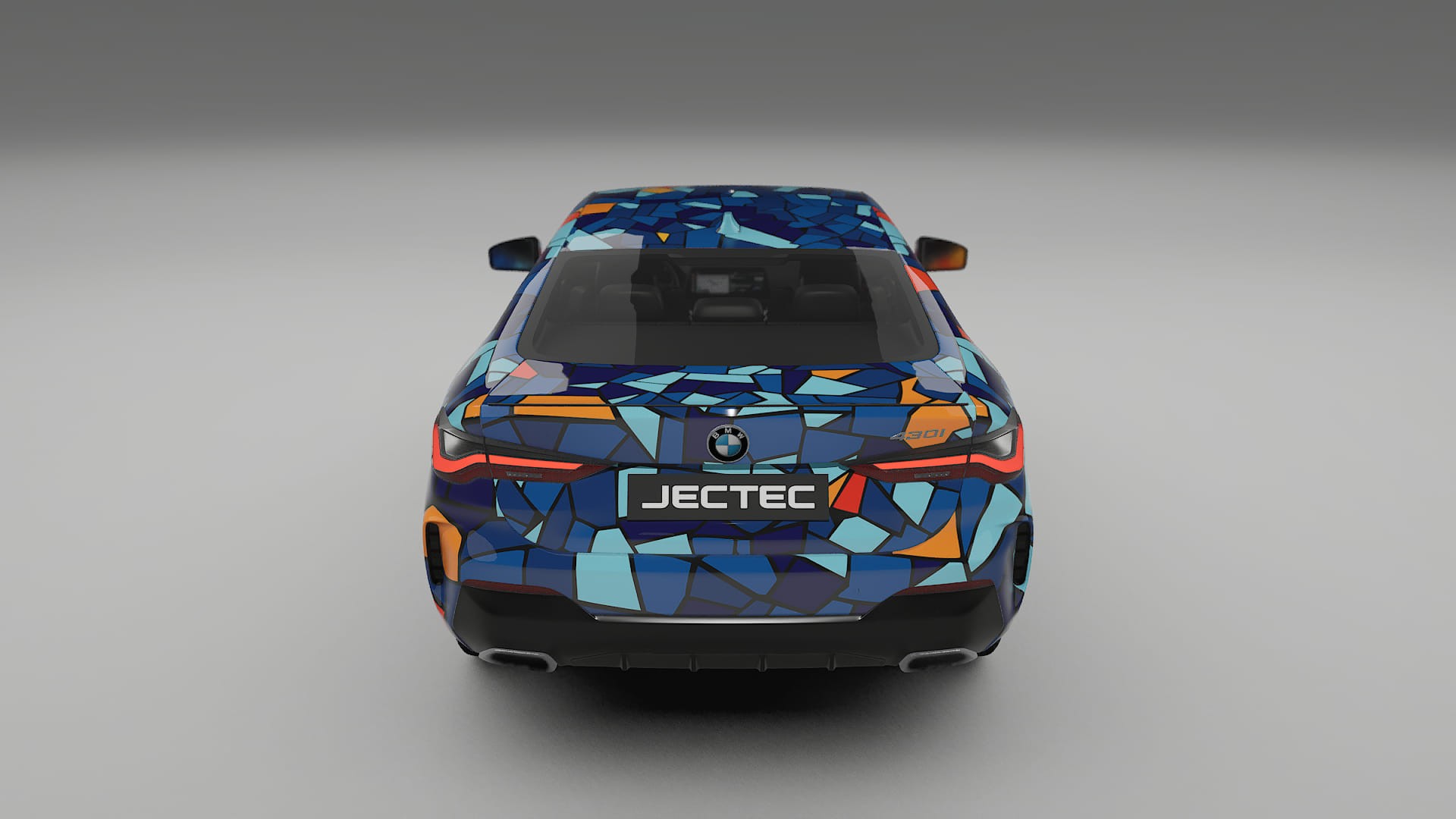 BMW M440i G26 BARCELONA – Ontworpen Wrap PPF Kit van Printbaar Polyurethaanfolie