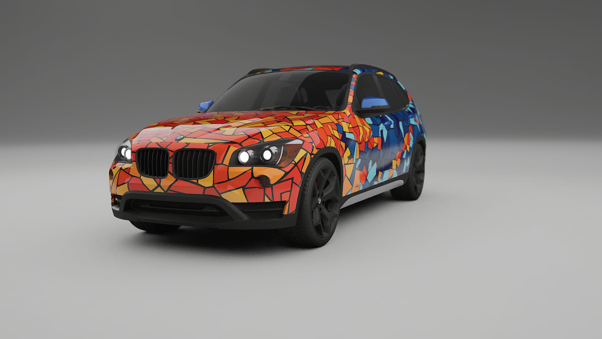 BMW X1 E84 BARCELONA – Ontworpen Wrap PPF Kit van Printbaar Polyurethaanfolie