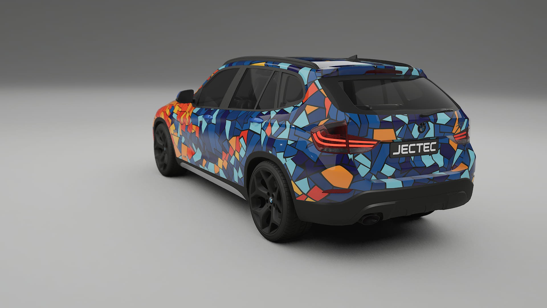 BMW X1 E84 BARCELONA – Ontworpen Wrap PPF Kit van Printbaar Polyurethaanfolie