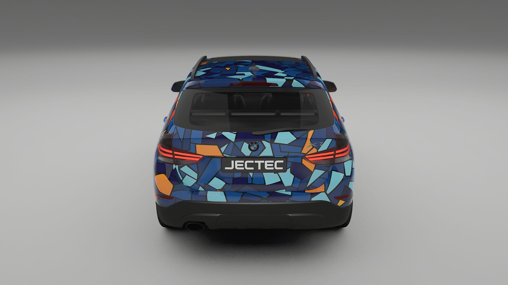BMW X1 E84 BARCELONA – Ontworpen Wrap PPF Kit van Printbaar Polyurethaanfolie