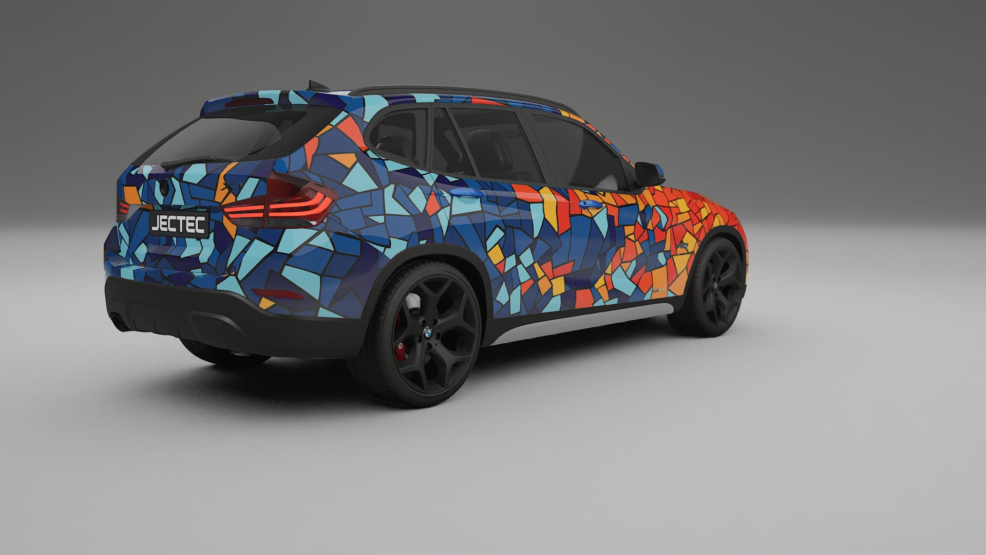 BMW X1 E84 BARCELONA – Ontworpen Wrap PPF Kit van Printbaar Polyurethaanfolie