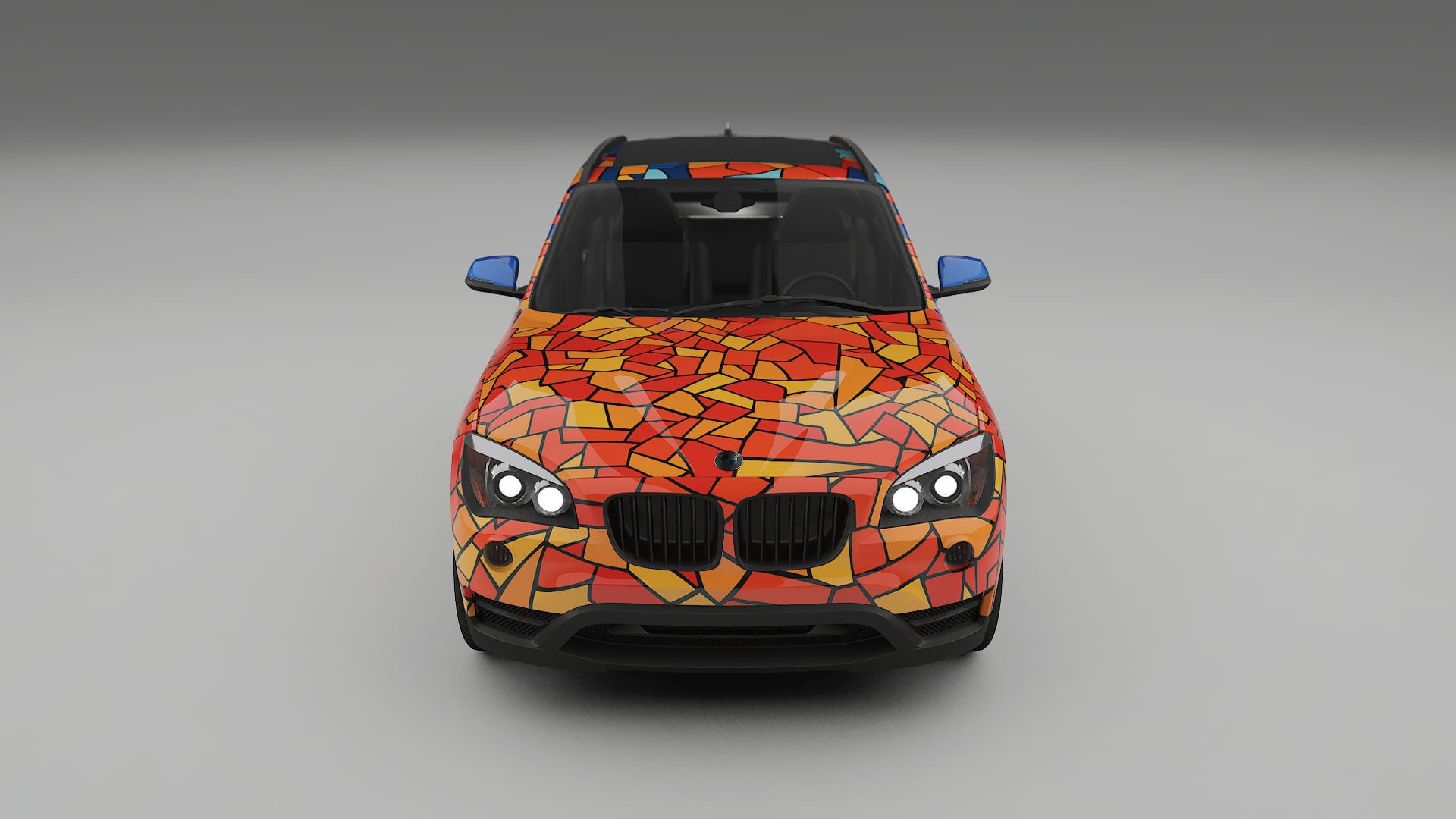 BMW X1 E84 BARCELONA – Ontworpen Wrap PPF Kit van Printbaar Polyurethaanfolie