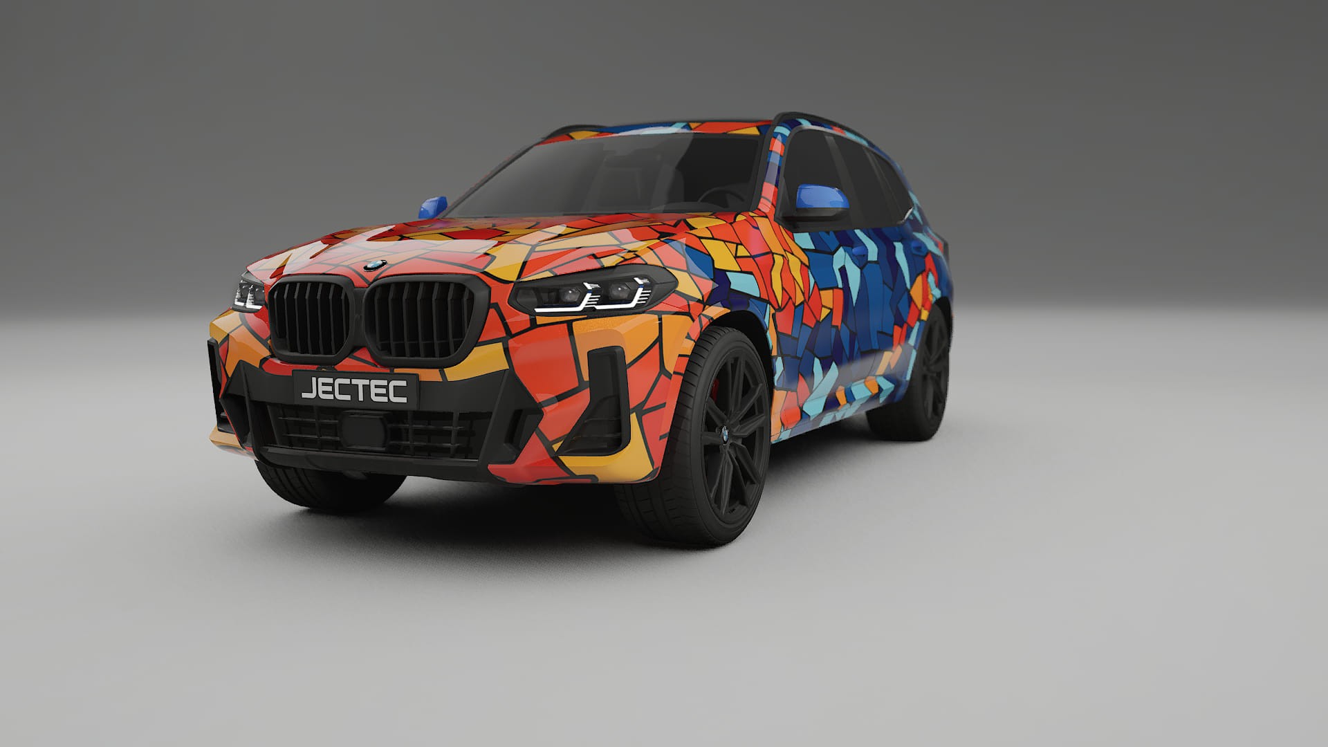 BMW X3 G01 facelift BARCELONA – Ontworpen Wrap PPF Kit van Printbaar Polyurethaanfolie