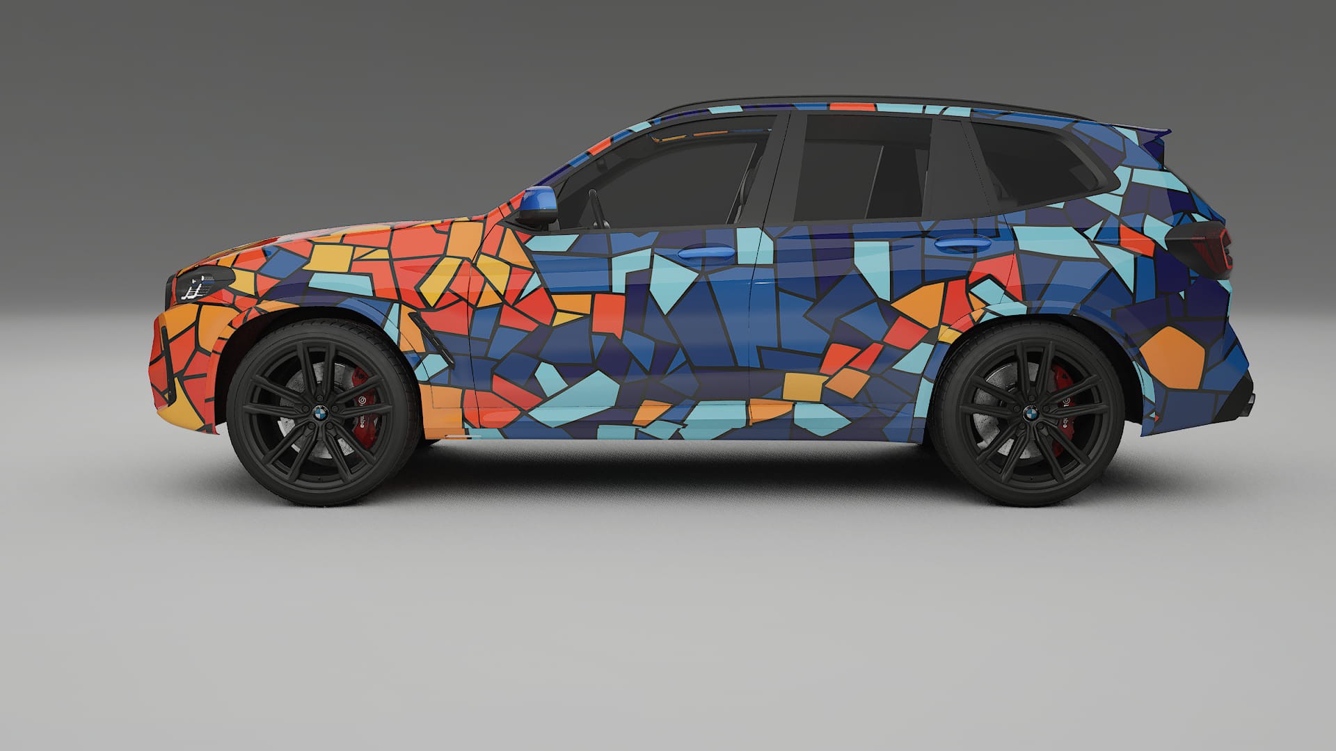 BMW X3 G01 facelift BARCELONA – Ontworpen Wrap PPF Kit van Printbaar Polyurethaanfolie