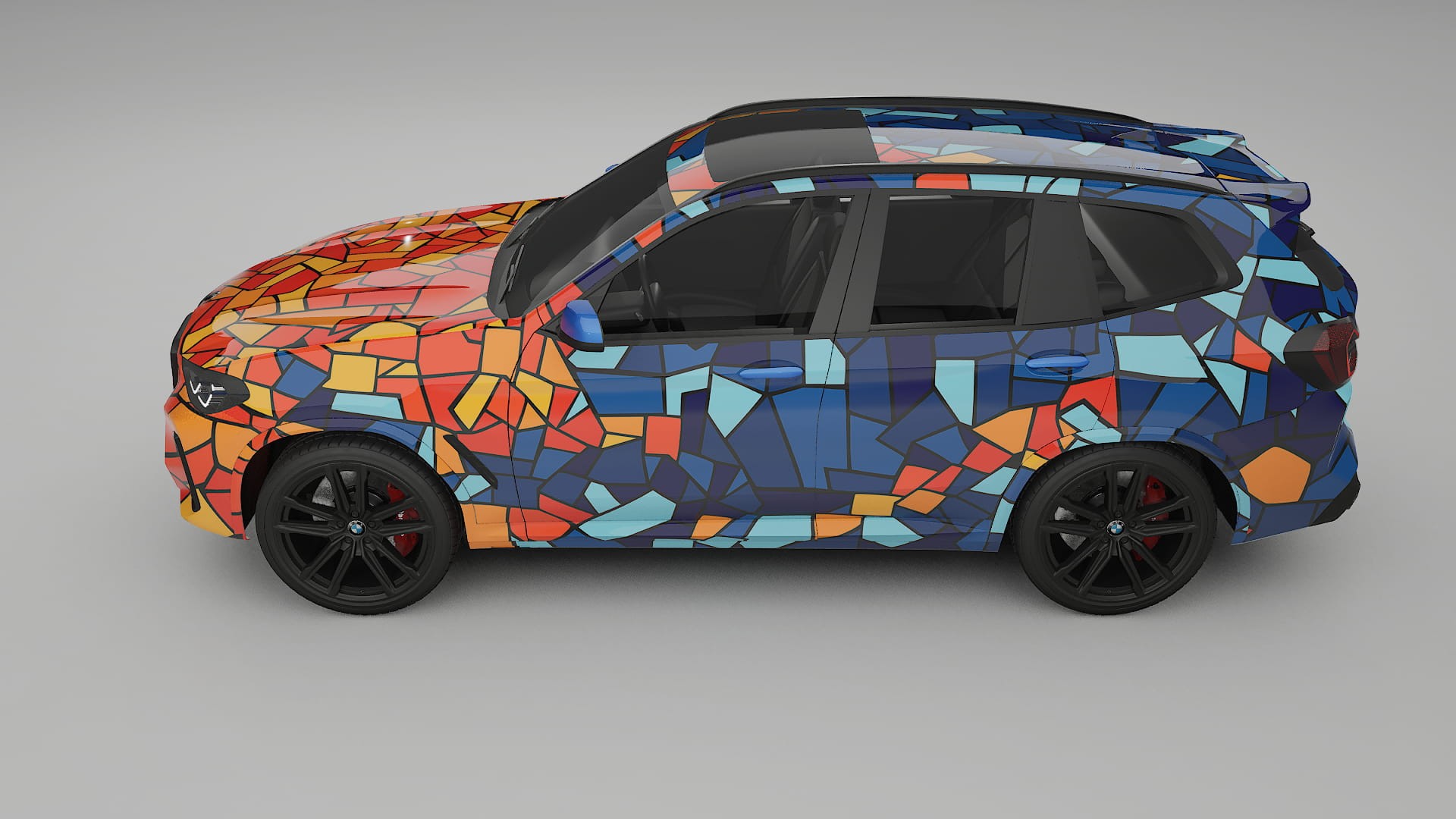 BMW X3 G01 facelift BARCELONA – Ontworpen Wrap PPF Kit van Printbaar Polyurethaanfolie
