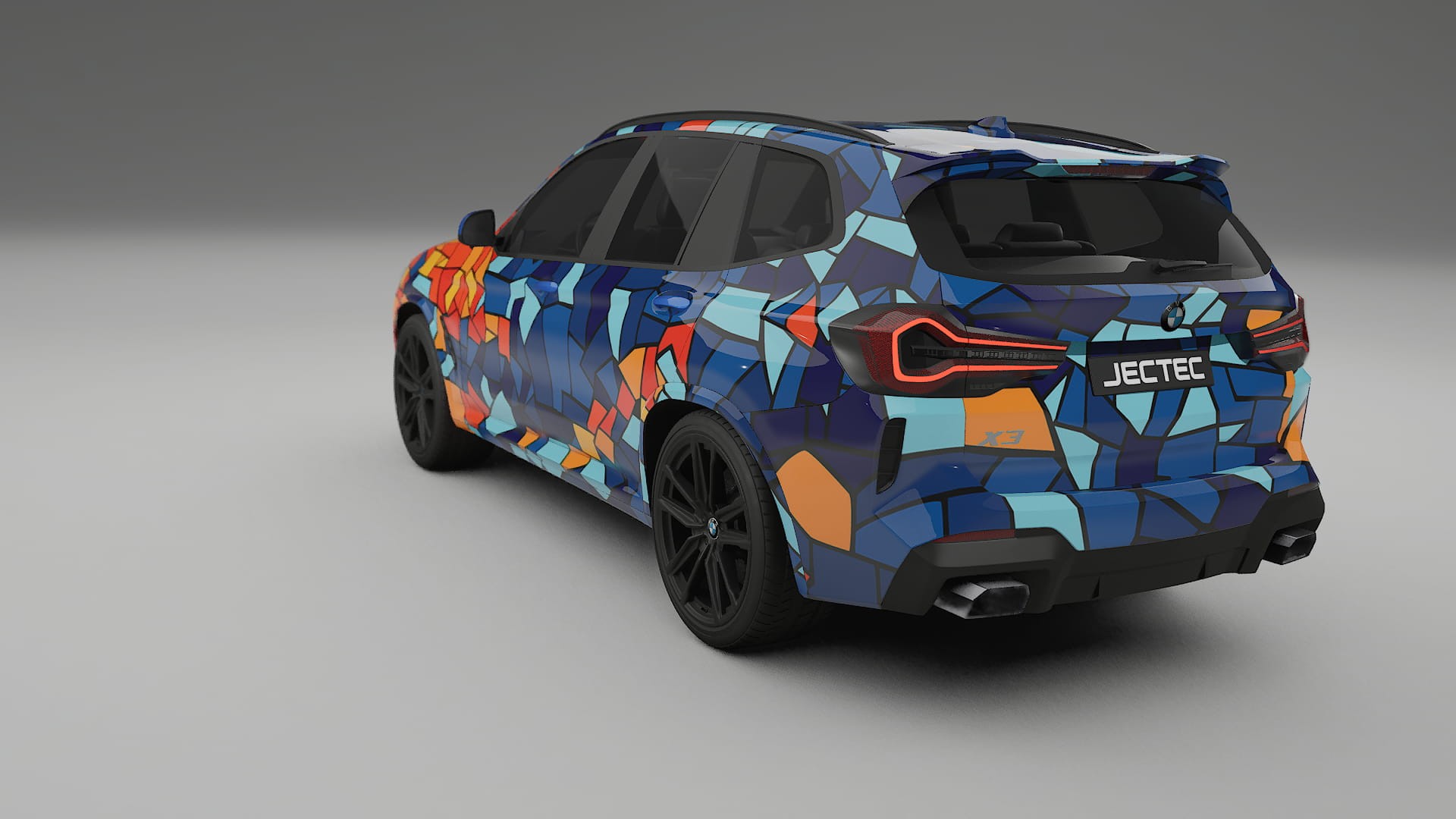 BMW X3 G01 facelift BARCELONA – Ontworpen Wrap PPF Kit van Printbaar Polyurethaanfolie