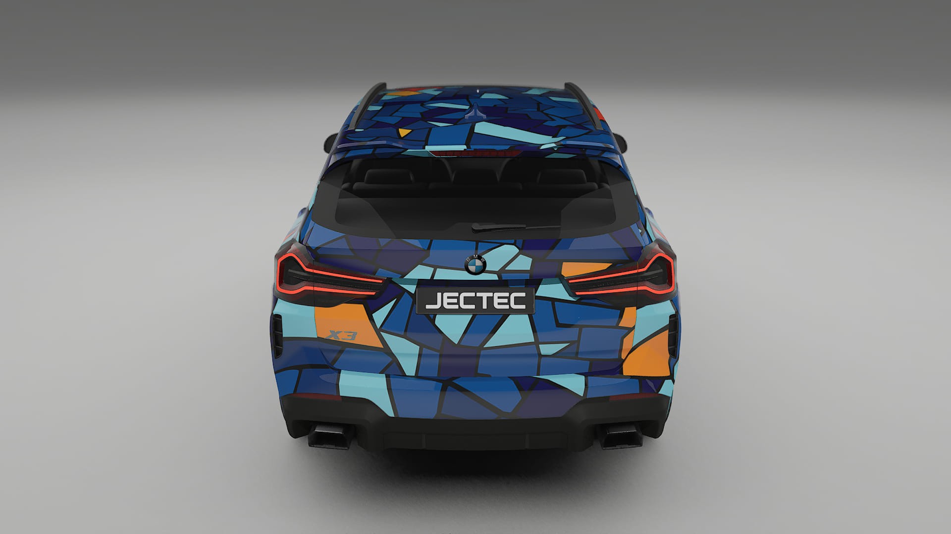 BMW X3 G01 facelift BARCELONA – Ontworpen Wrap PPF Kit van Printbaar Polyurethaanfolie