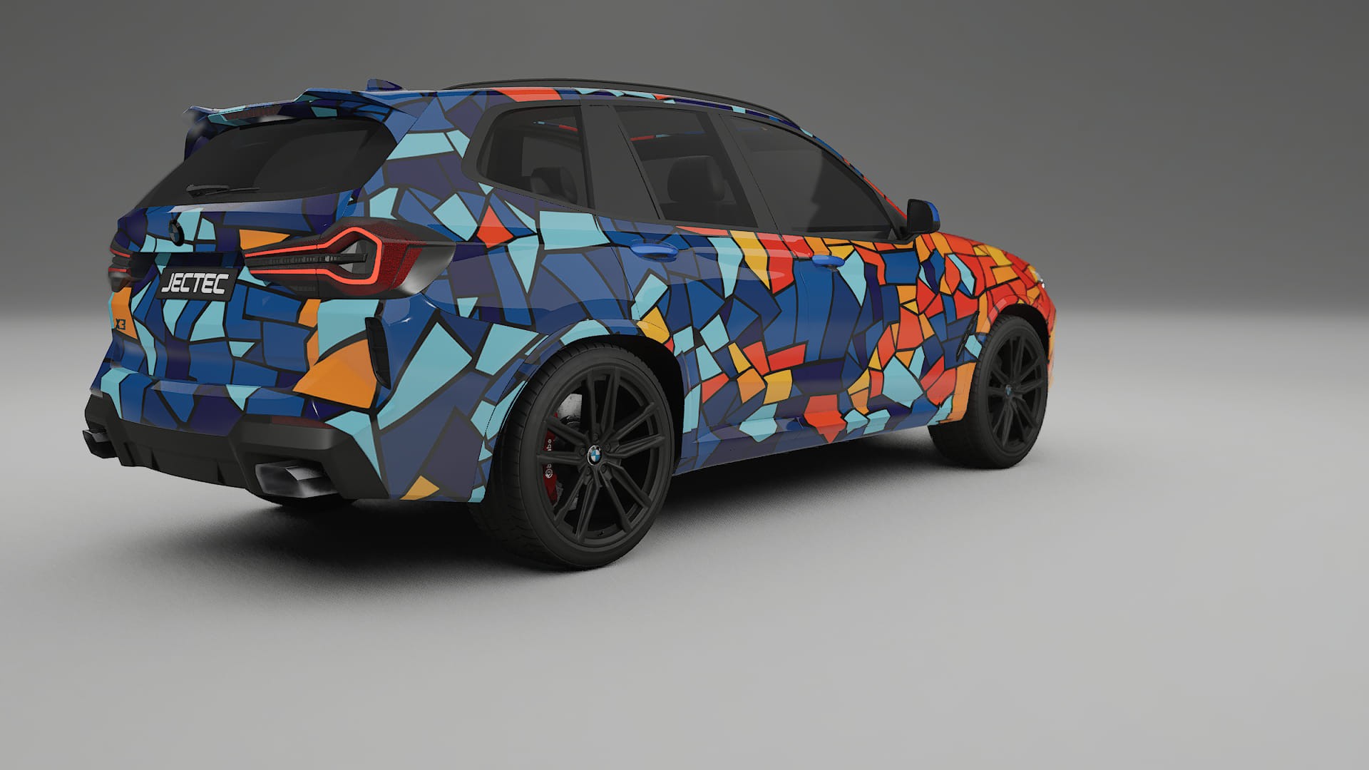 BMW X3 G01 facelift BARCELONA – Ontworpen Wrap PPF Kit van Printbaar Polyurethaanfolie