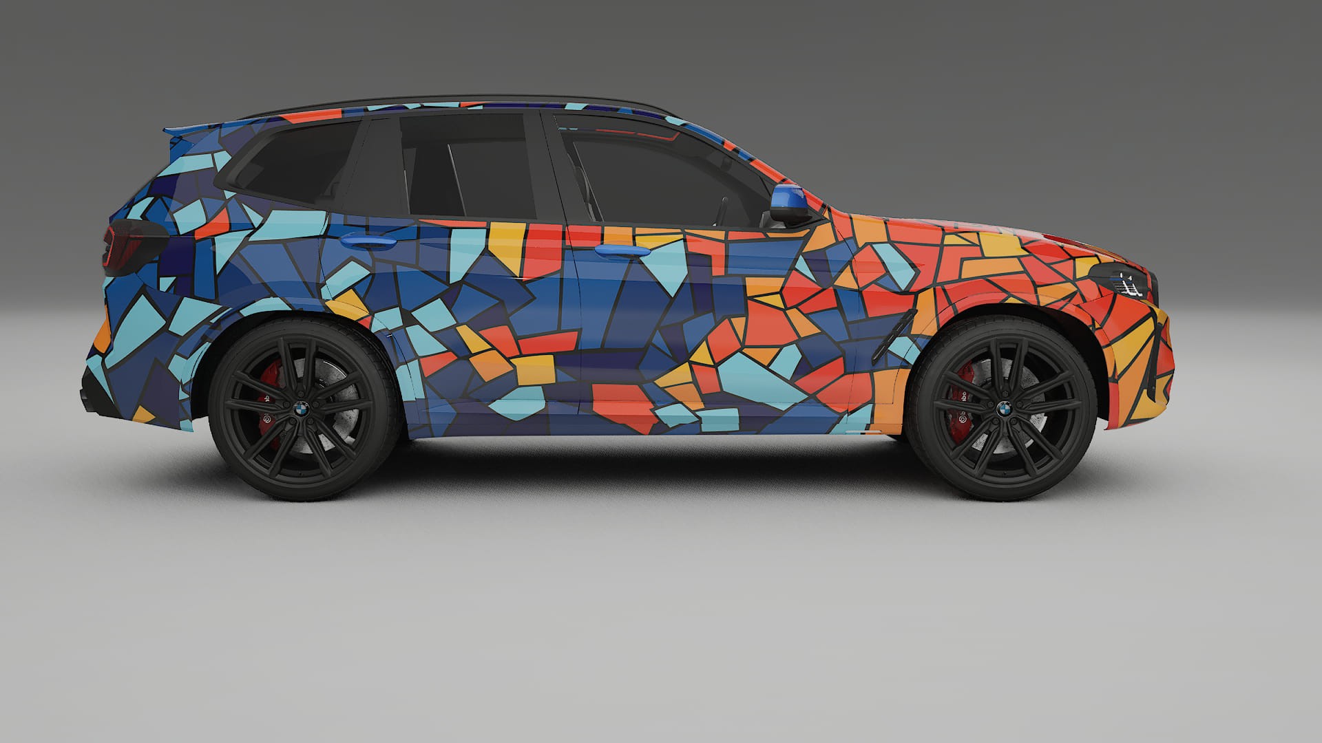 BMW X3 G01 facelift BARCELONA – Ontworpen Wrap PPF Kit van Printbaar Polyurethaanfolie