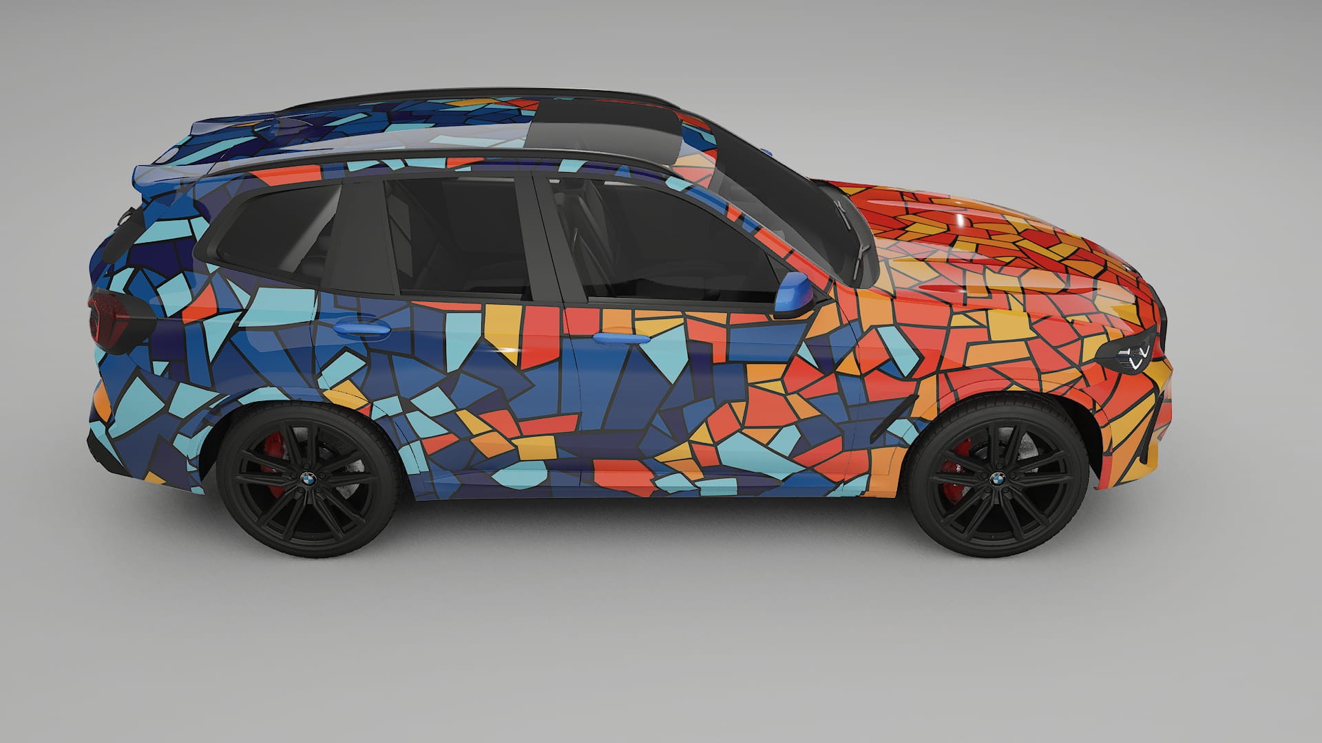 BMW X3 G01 facelift BARCELONA – Ontworpen Wrap PPF Kit van Printbaar Polyurethaanfolie