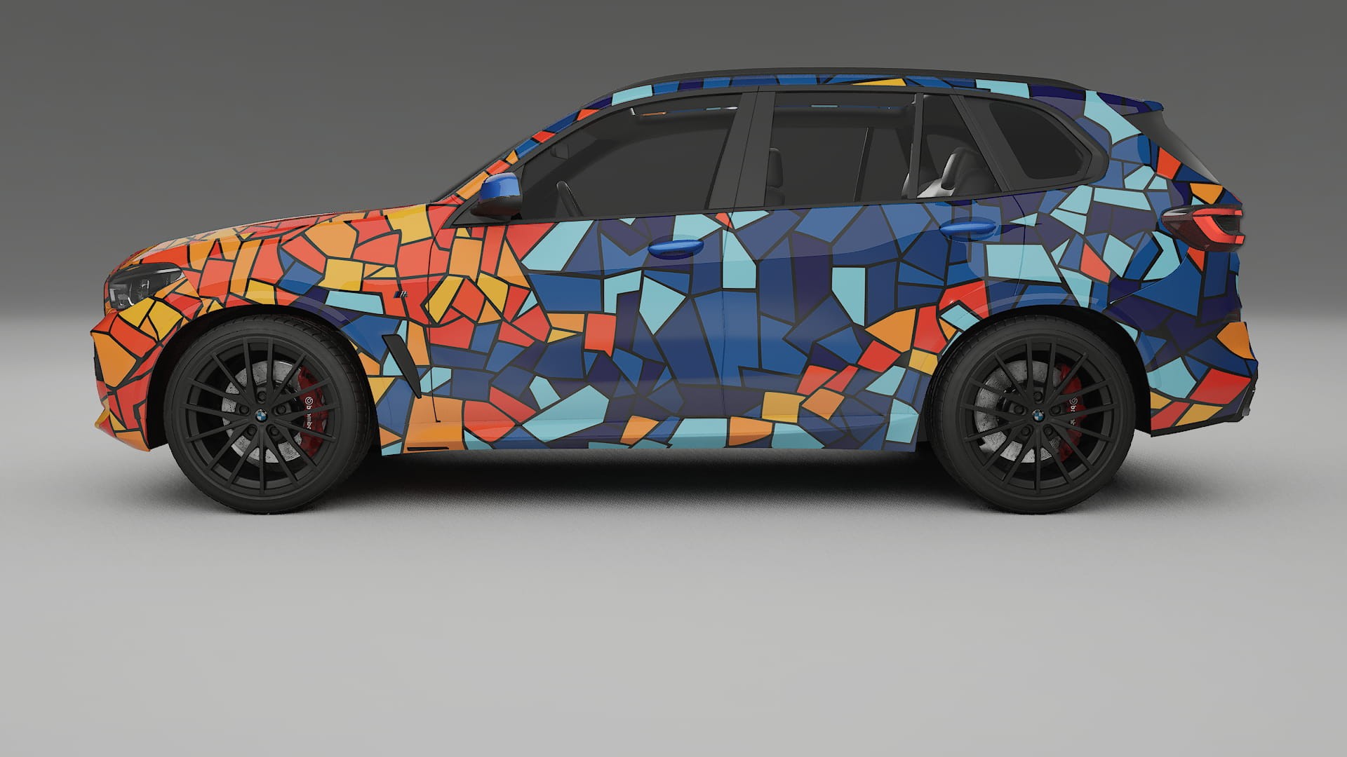 BMW X5 G05 M-Sport BARCELONA – Ontworpen Wrap PPF Kit van Printbaar Polyurethaanfolie