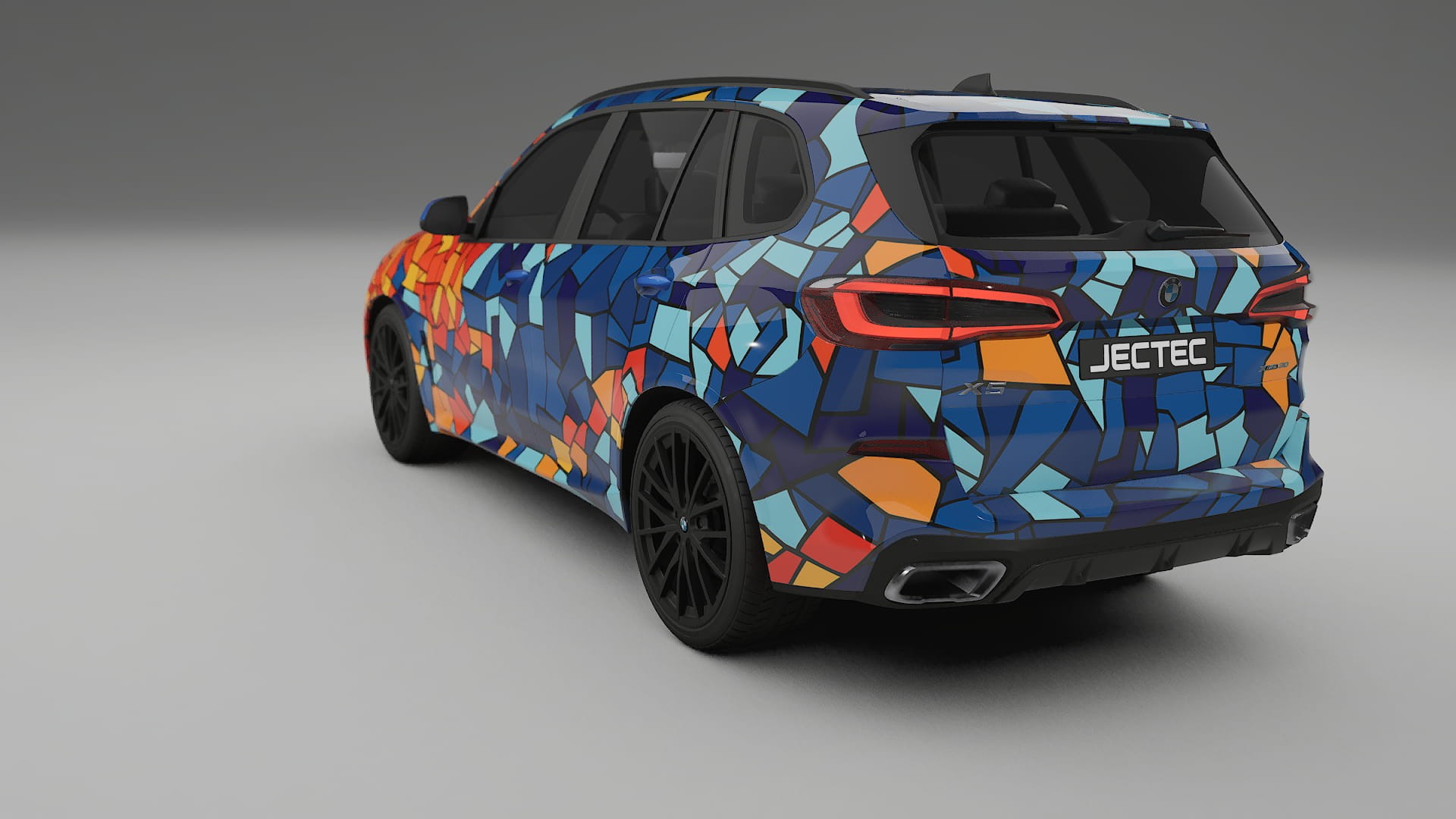 BMW X5 G05 M-Sport BARCELONA – Ontworpen Wrap PPF Kit van Printbaar Polyurethaanfolie