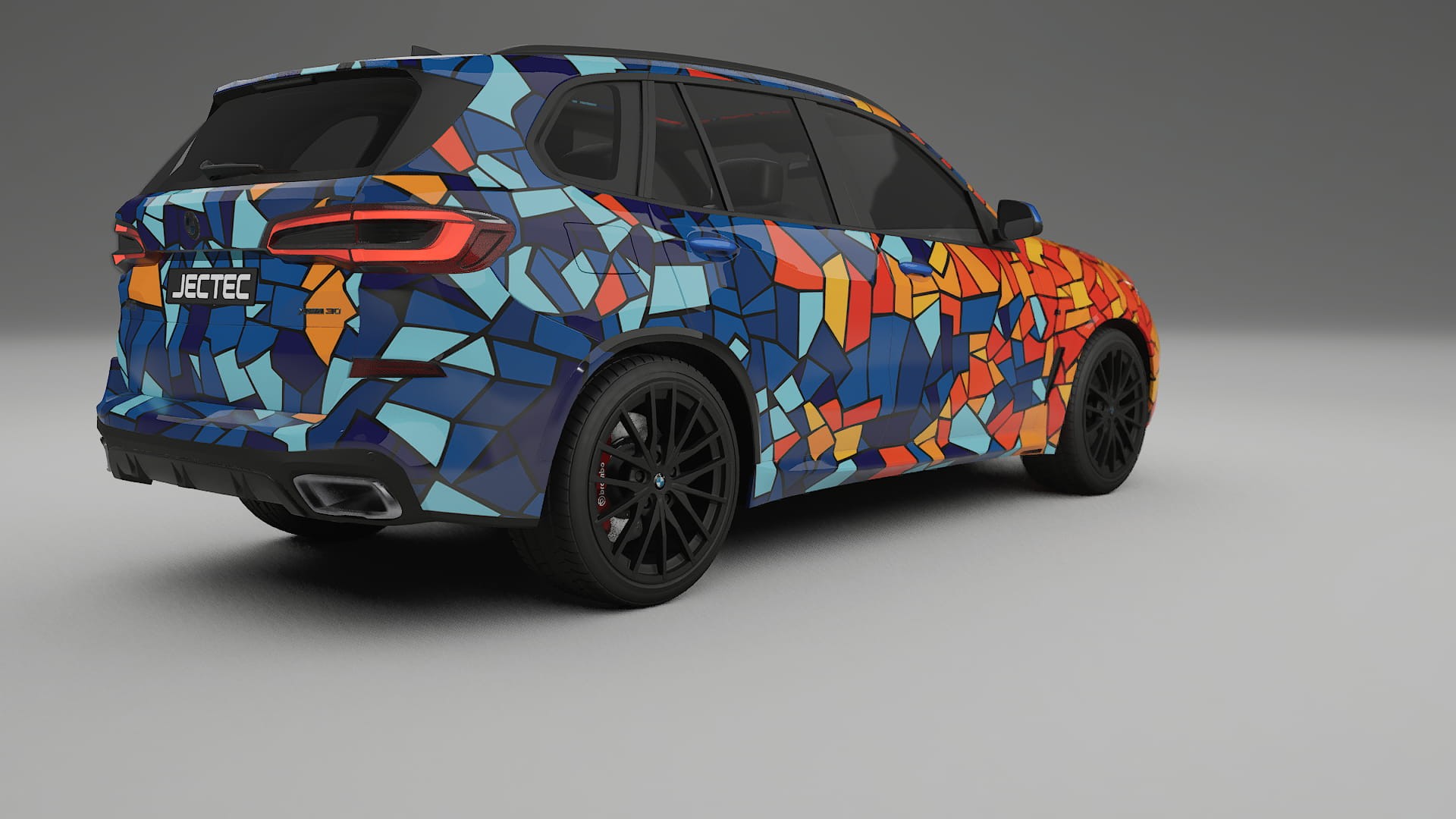 BMW X5 G05 M-Sport BARCELONA – Ontworpen Wrap PPF Kit van Printbaar Polyurethaanfolie