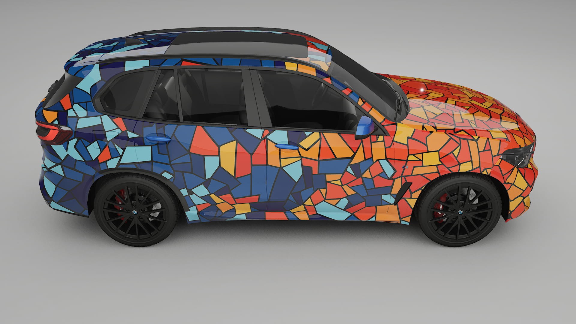 BMW X5 G05 M-Sport BARCELONA – Ontworpen Wrap PPF Kit van Printbaar Polyurethaanfolie