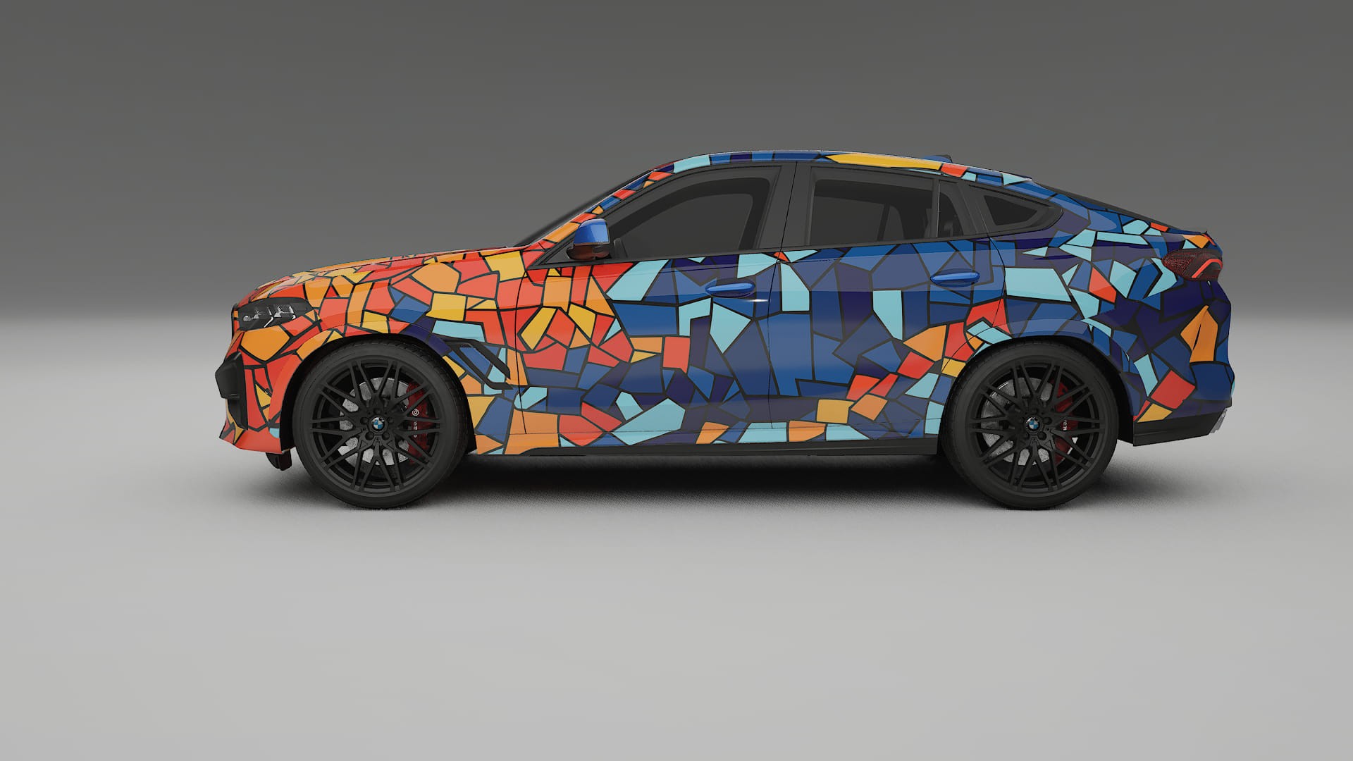 BMW X6 F96 Competition BARCELONA – Ontworpen Wrap PPF Kit van Printbaar Polyurethaanfolie