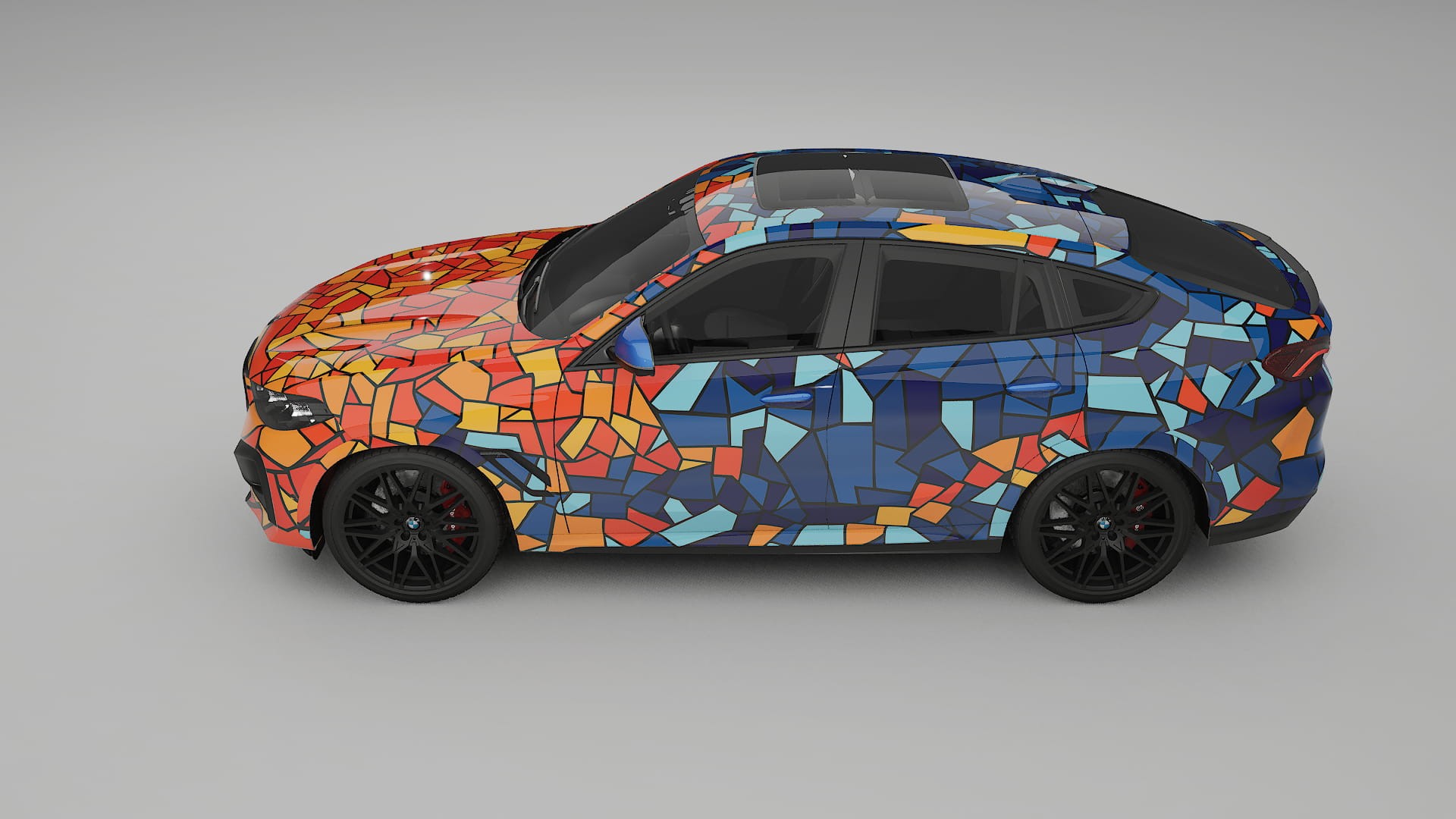 BMW X6 F96 Competition BARCELONA – Ontworpen Wrap PPF Kit van Printbaar Polyurethaanfolie