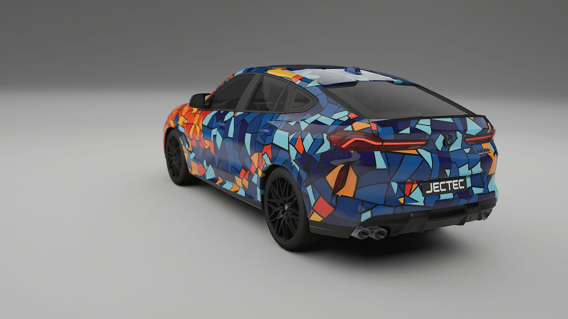 BMW X6 F96 Competition BARCELONA – Ontworpen Wrap PPF Kit van Printbaar Polyurethaanfolie