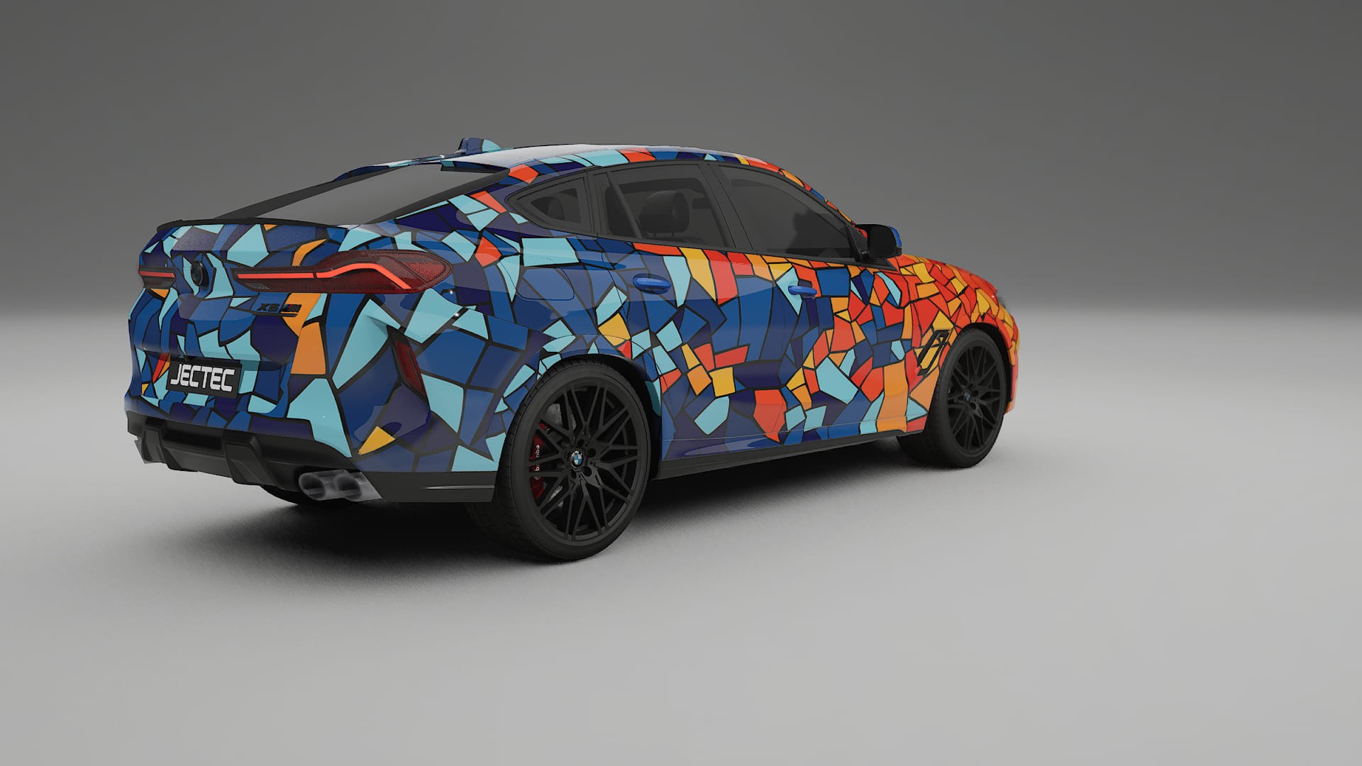 BMW X6 F96 Competition BARCELONA – Ontworpen Wrap PPF Kit van Printbaar Polyurethaanfolie