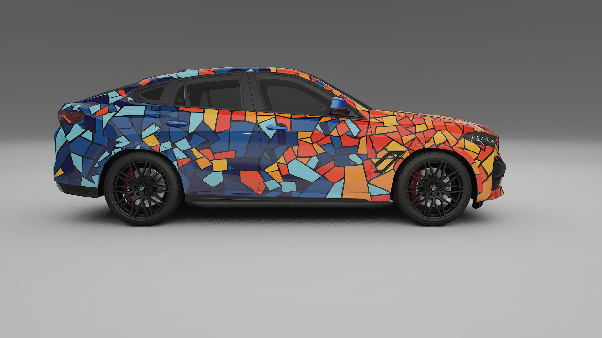 BMW X6 F96 Competition BARCELONA – Ontworpen Wrap PPF Kit van Printbaar Polyurethaanfolie