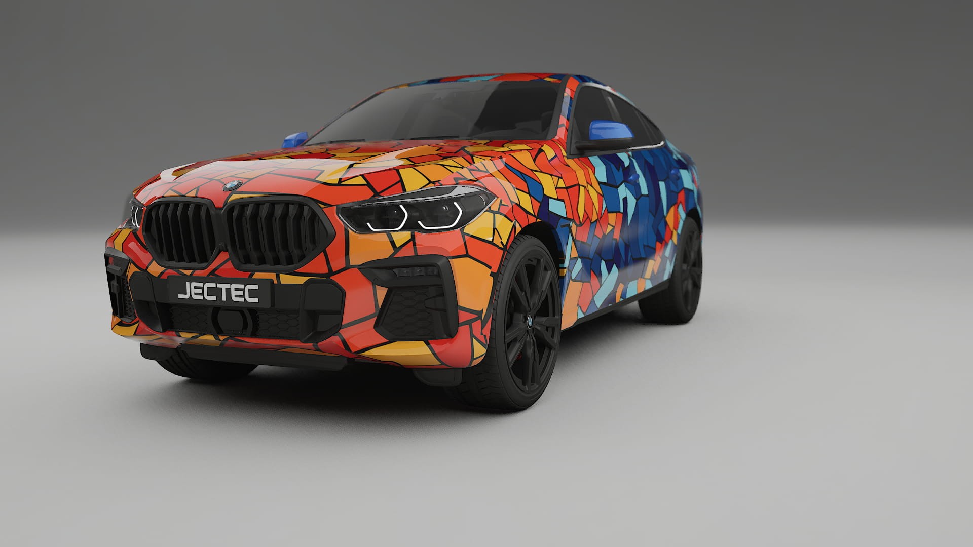 BMW X6 G06 F96 BARCELONA – Ontworpen Wrap PPF Kit van Printbaar Polyurethaanfolie
