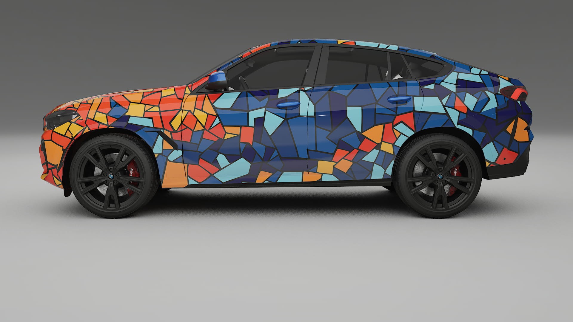 BMW X6 G06 F96 BARCELONA – Ontworpen Wrap PPF Kit van Printbaar Polyurethaanfolie