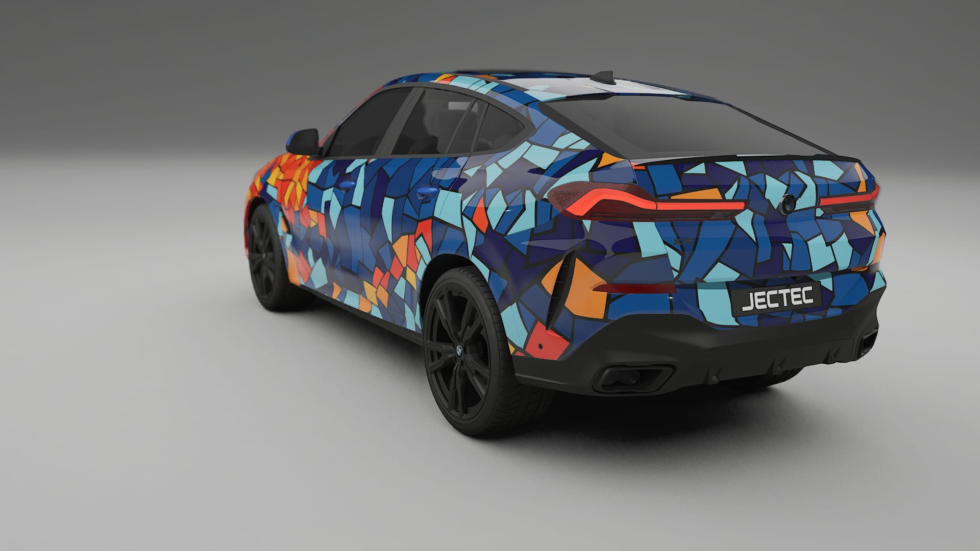 BMW X6 G06 F96 BARCELONA – Ontworpen Wrap PPF Kit van Printbaar Polyurethaanfolie
