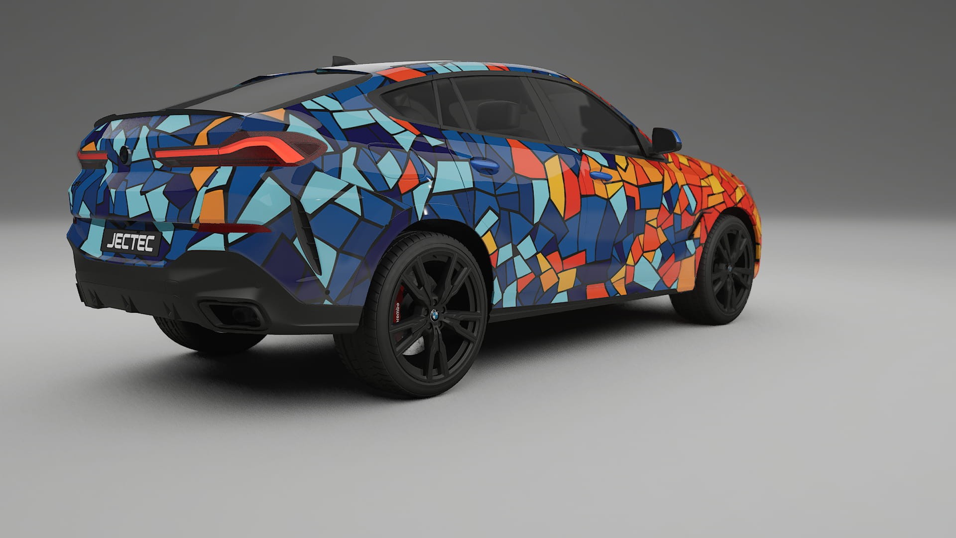 BMW X6 G06 F96 BARCELONA – Ontworpen Wrap PPF Kit van Printbaar Polyurethaanfolie