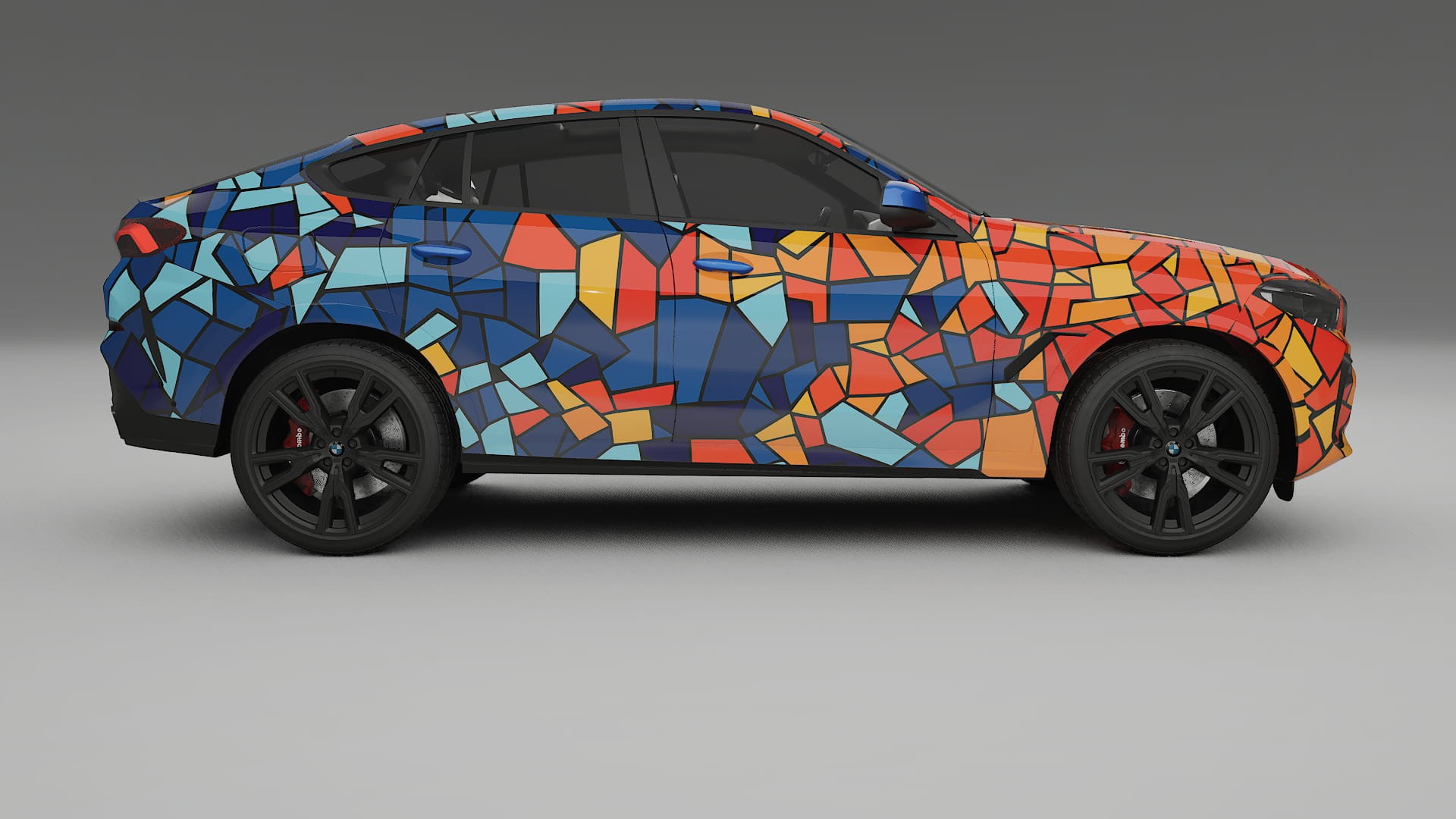 BMW X6 G06 F96 BARCELONA – Ontworpen Wrap PPF Kit van Printbaar Polyurethaanfolie