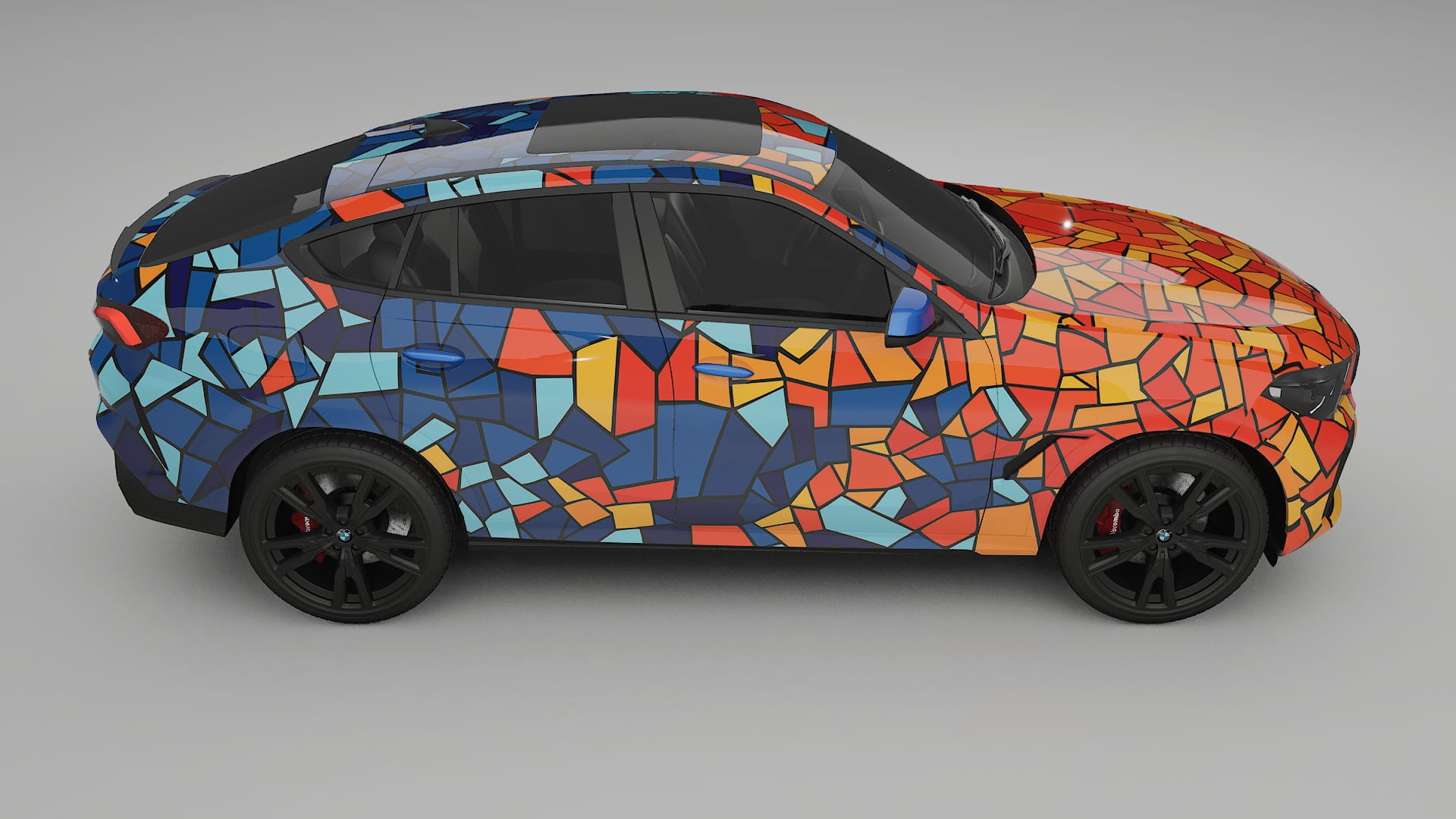 BMW X6 G06 F96 BARCELONA – Ontworpen Wrap PPF Kit van Printbaar Polyurethaanfolie
