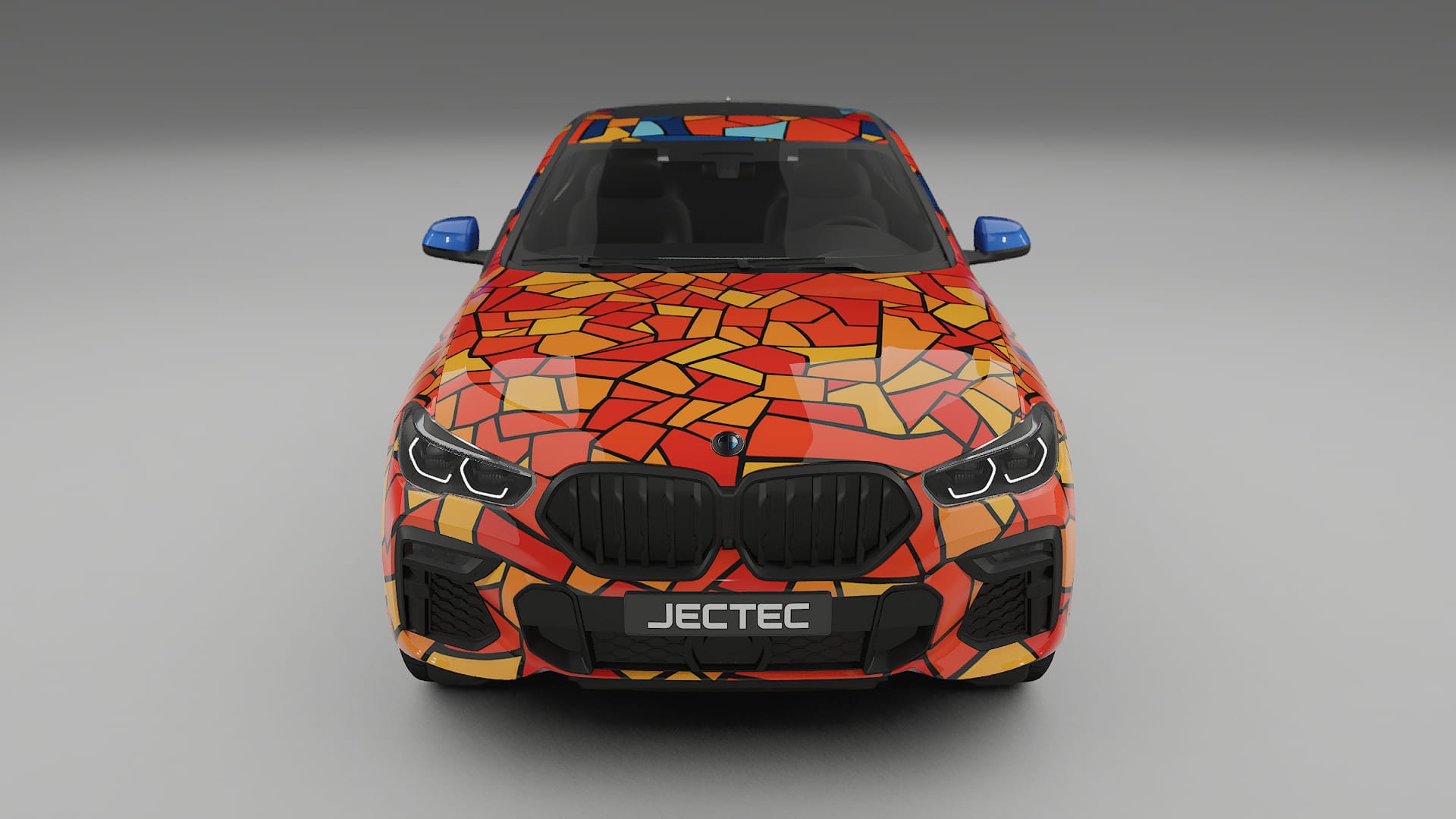 BMW X6 G06 F96 BARCELONA – Ontworpen Wrap PPF Kit van Printbaar Polyurethaanfolie