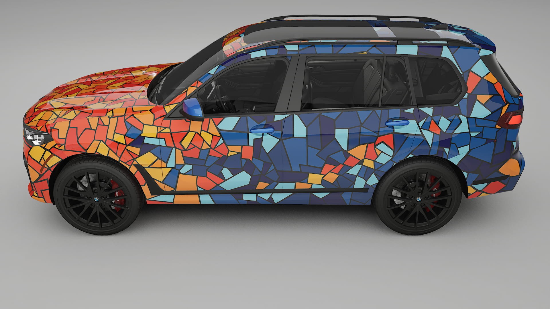 BMW X7 M G07 BARCELONA – Ontworpen Wrap PPF Kit van Printbaar Polyurethaanfolie
