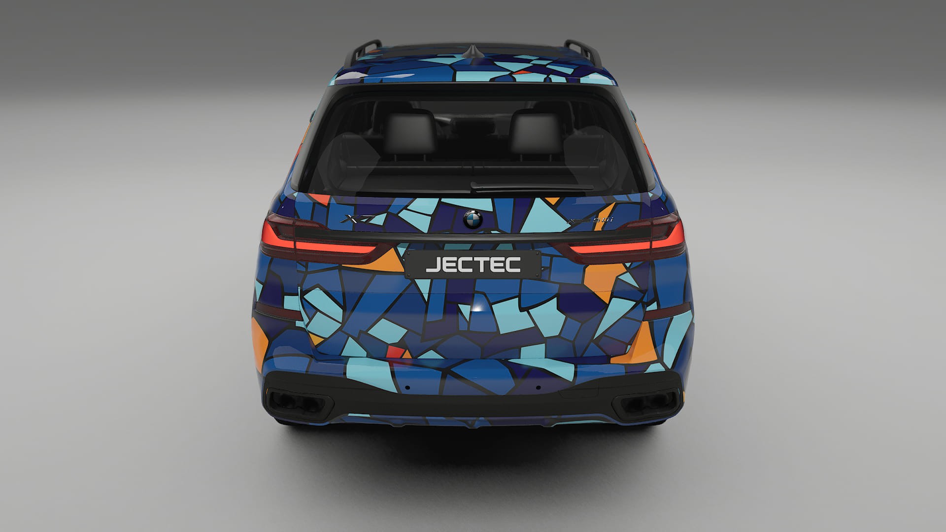 BMW X7 M G07 BARCELONA – Ontworpen Wrap PPF Kit van Printbaar Polyurethaanfolie