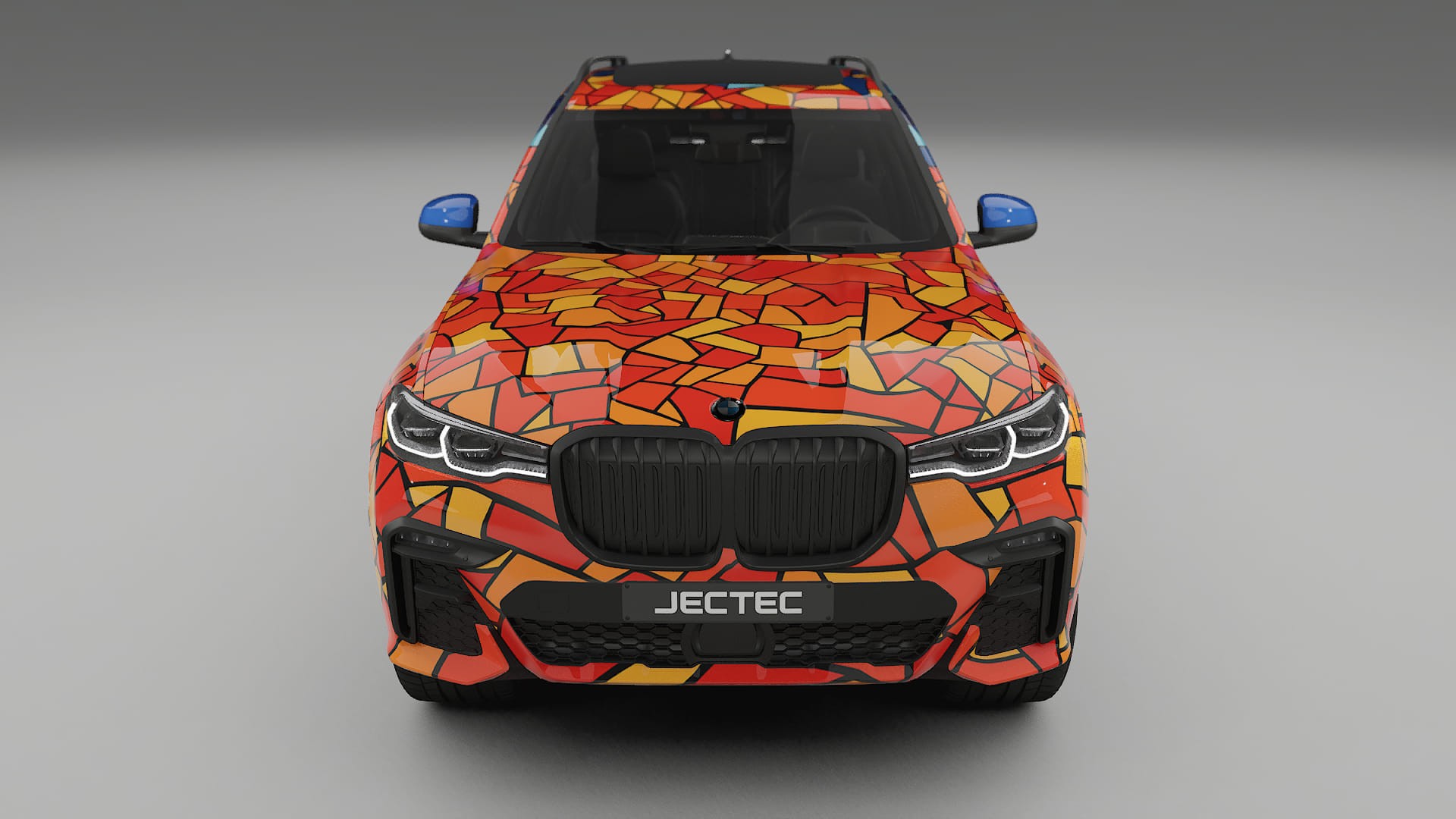 BMW X7 M G07 BARCELONA – Ontworpen Wrap PPF Kit van Printbaar Polyurethaanfolie