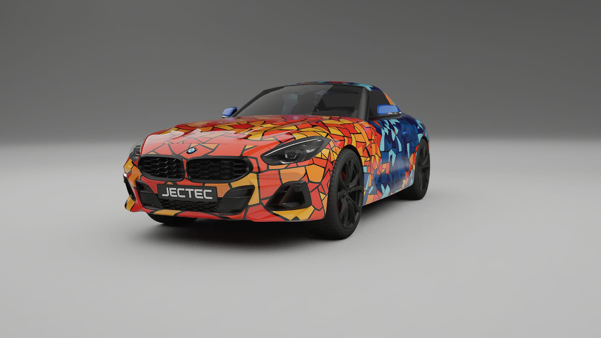 BMW Z4 G29 BARCELONA – Ontworpen Wrap PPF Kit van Printbaar Polyurethaanfolie