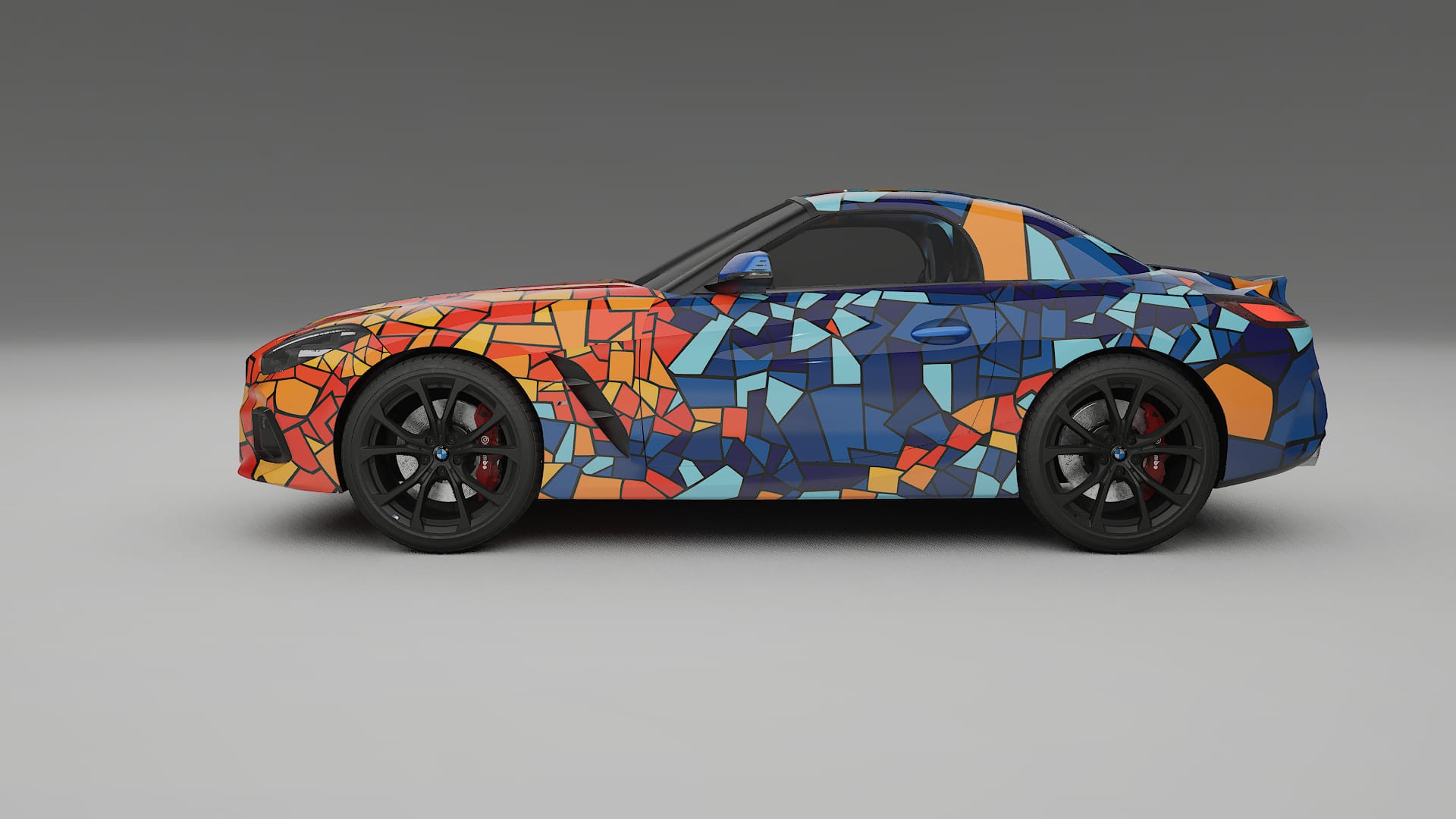 BMW Z4 G29 BARCELONA – Ontworpen Wrap PPF Kit van Printbaar Polyurethaanfolie