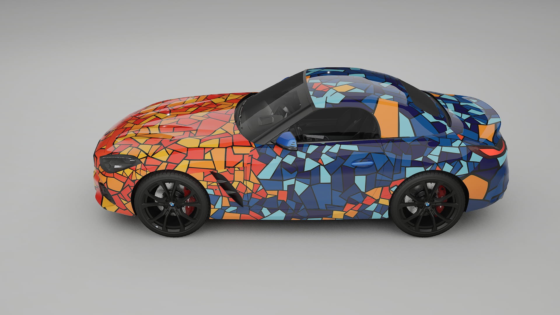 BMW Z4 G29 BARCELONA – Ontworpen Wrap PPF Kit van Printbaar Polyurethaanfolie