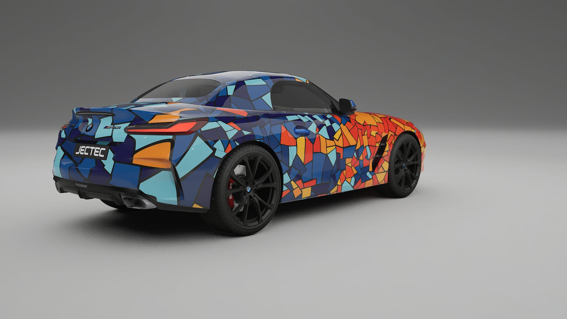 BMW Z4 G29 BARCELONA – Ontworpen Wrap PPF Kit van Printbaar Polyurethaanfolie