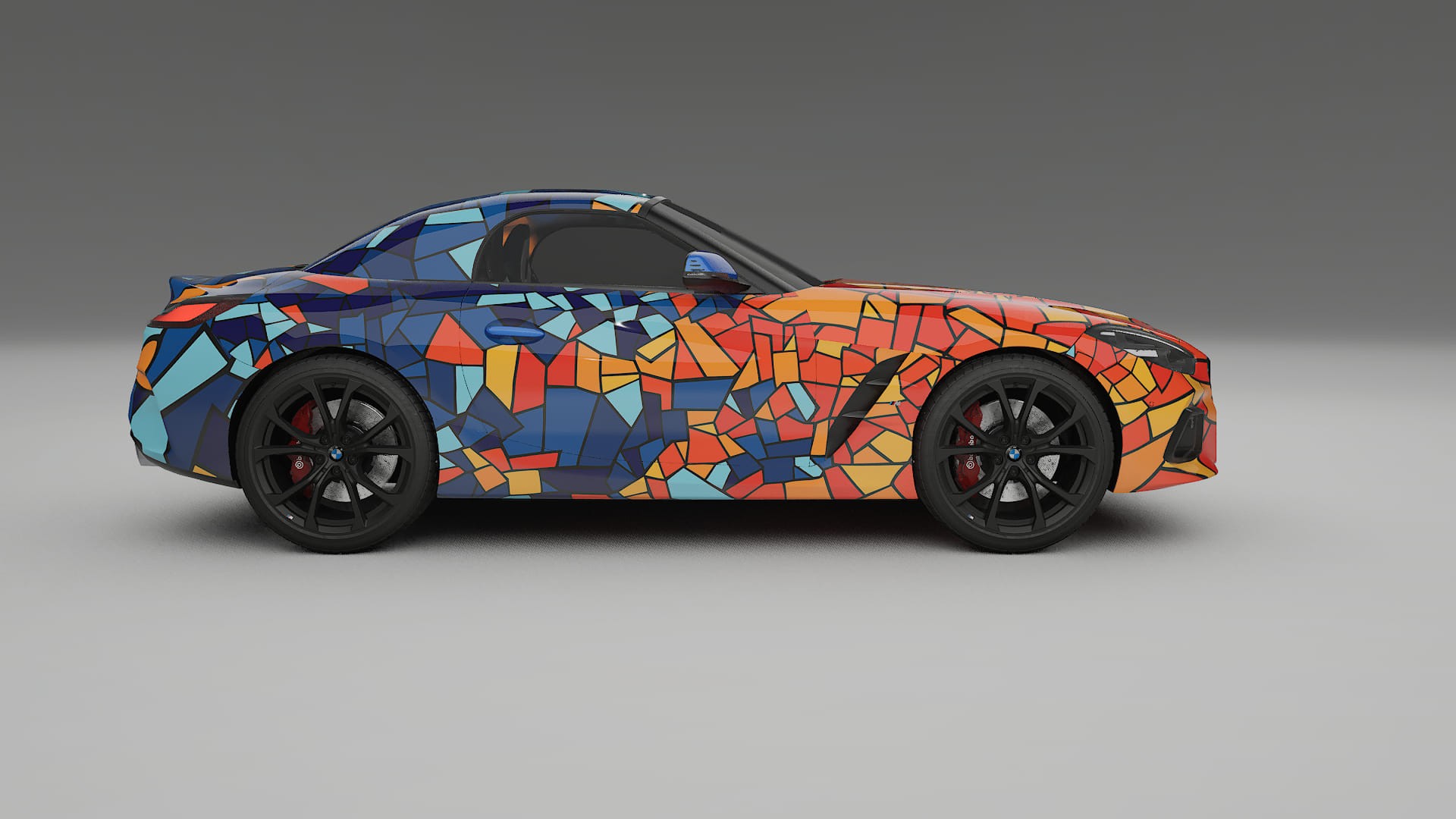 BMW Z4 G29 BARCELONA – Ontworpen Wrap PPF Kit van Printbaar Polyurethaanfolie