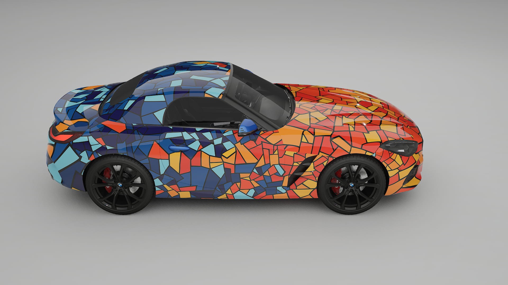 BMW Z4 G29 BARCELONA – Ontworpen Wrap PPF Kit van Printbaar Polyurethaanfolie