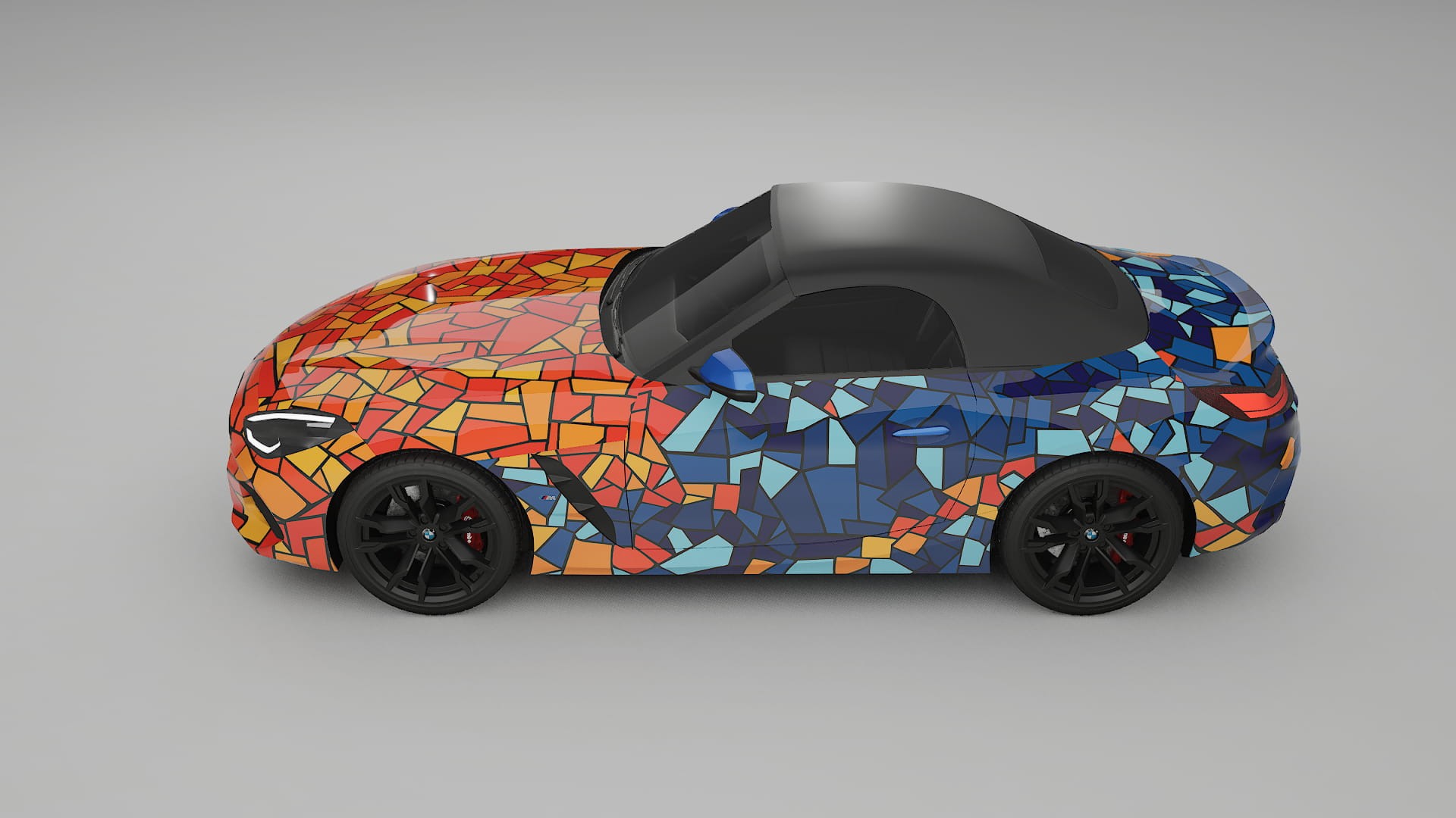 BMW Z4 G29 M40i First edition roadster BARCELONA – Ontworpen Wrap PPF Kit van Printbaar Polyurethaanfolie