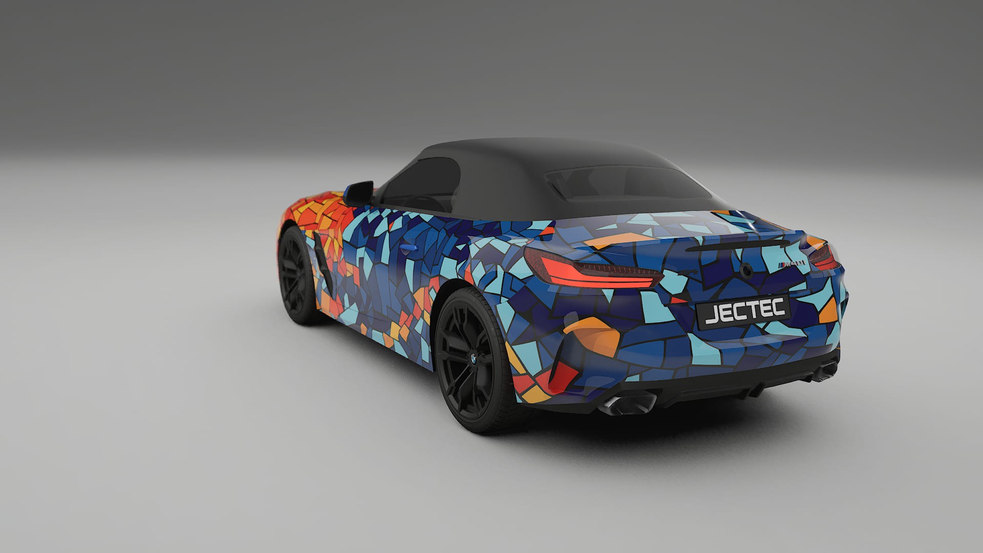 BMW Z4 G29 M40i First edition roadster BARCELONA – Ontworpen Wrap PPF Kit van Printbaar Polyurethaanfolie