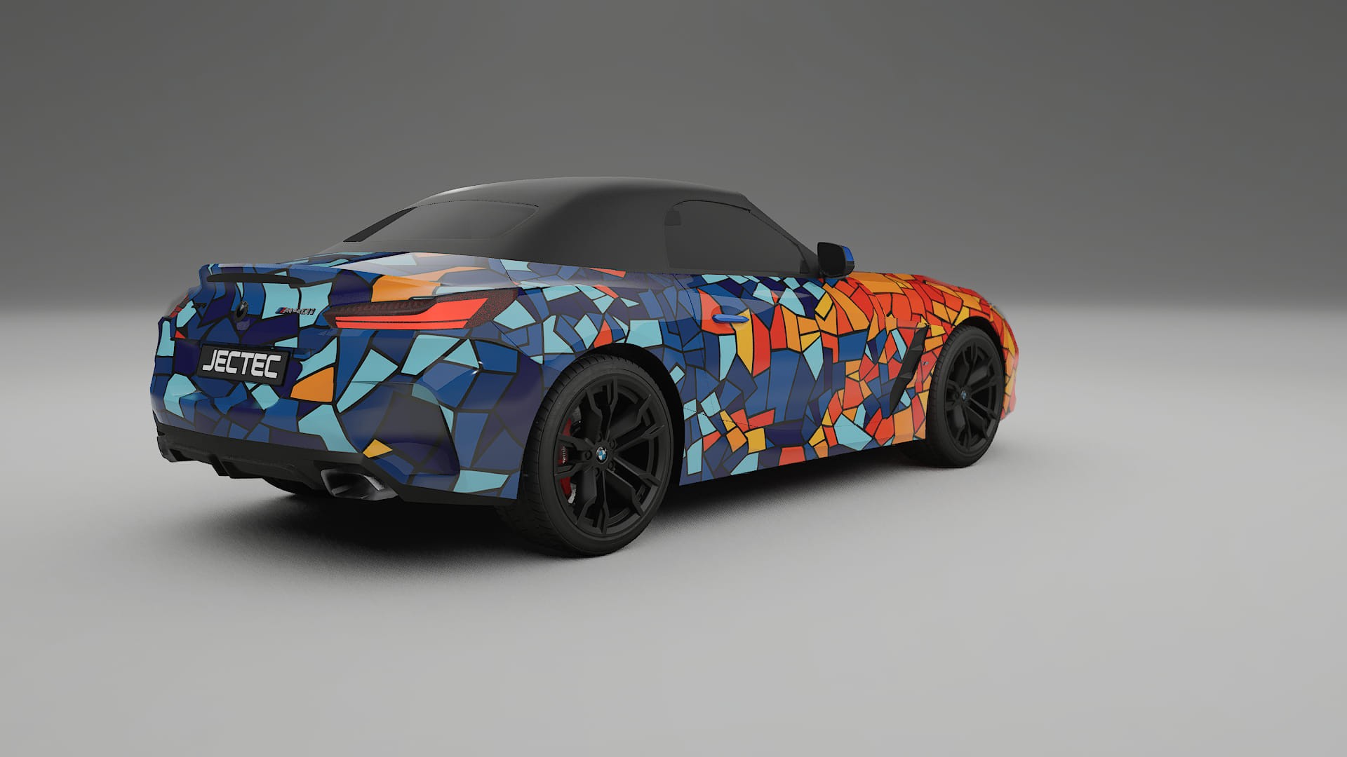 BMW Z4 G29 M40i First edition roadster BARCELONA – Ontworpen Wrap PPF Kit van Printbaar Polyurethaanfolie
