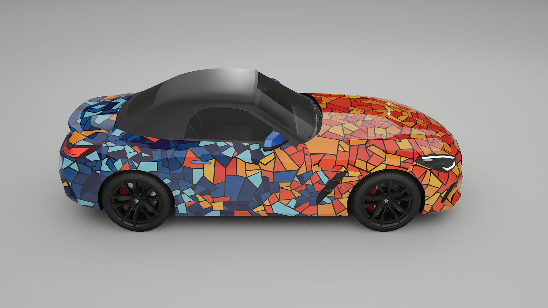 BMW Z4 G29 M40i First edition roadster BARCELONA – Ontworpen Wrap PPF Kit van Printbaar Polyurethaanfolie