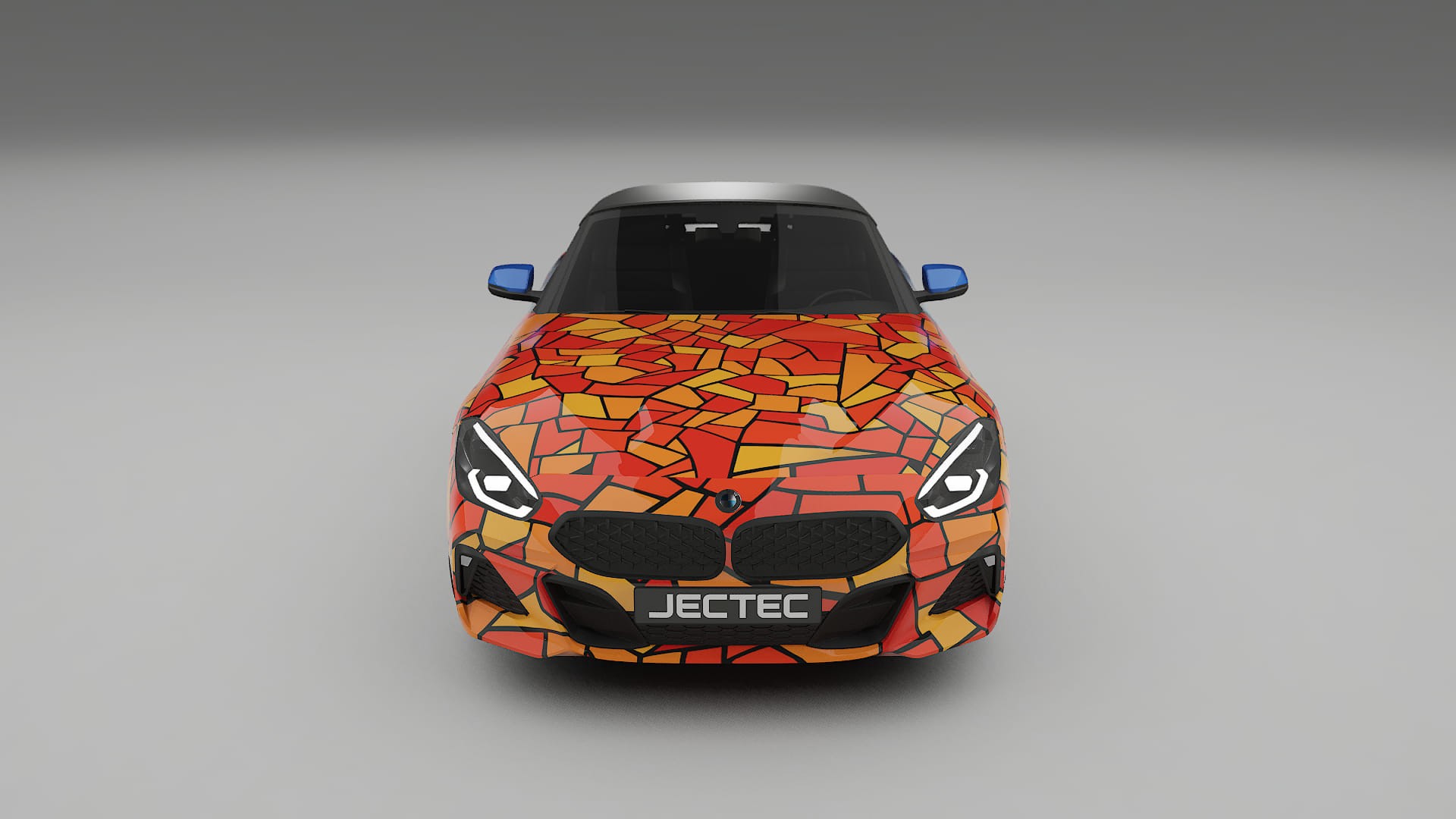 BMW Z4 G29 M40i First edition roadster BARCELONA – Ontworpen Wrap PPF Kit van Printbaar Polyurethaanfolie