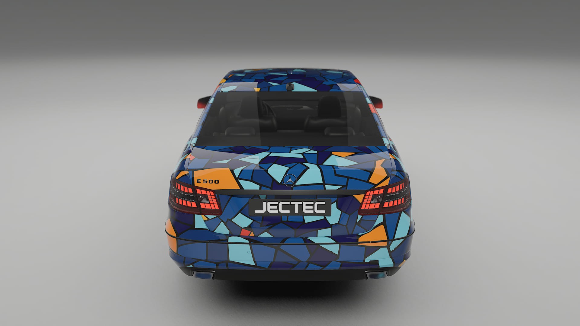 Mercedes E-class Sedan W212 Prefacelift pre-LCI BARCELONA – Ontworpen Wrap PPF Kit van Printbaar Polyurethaanfolie