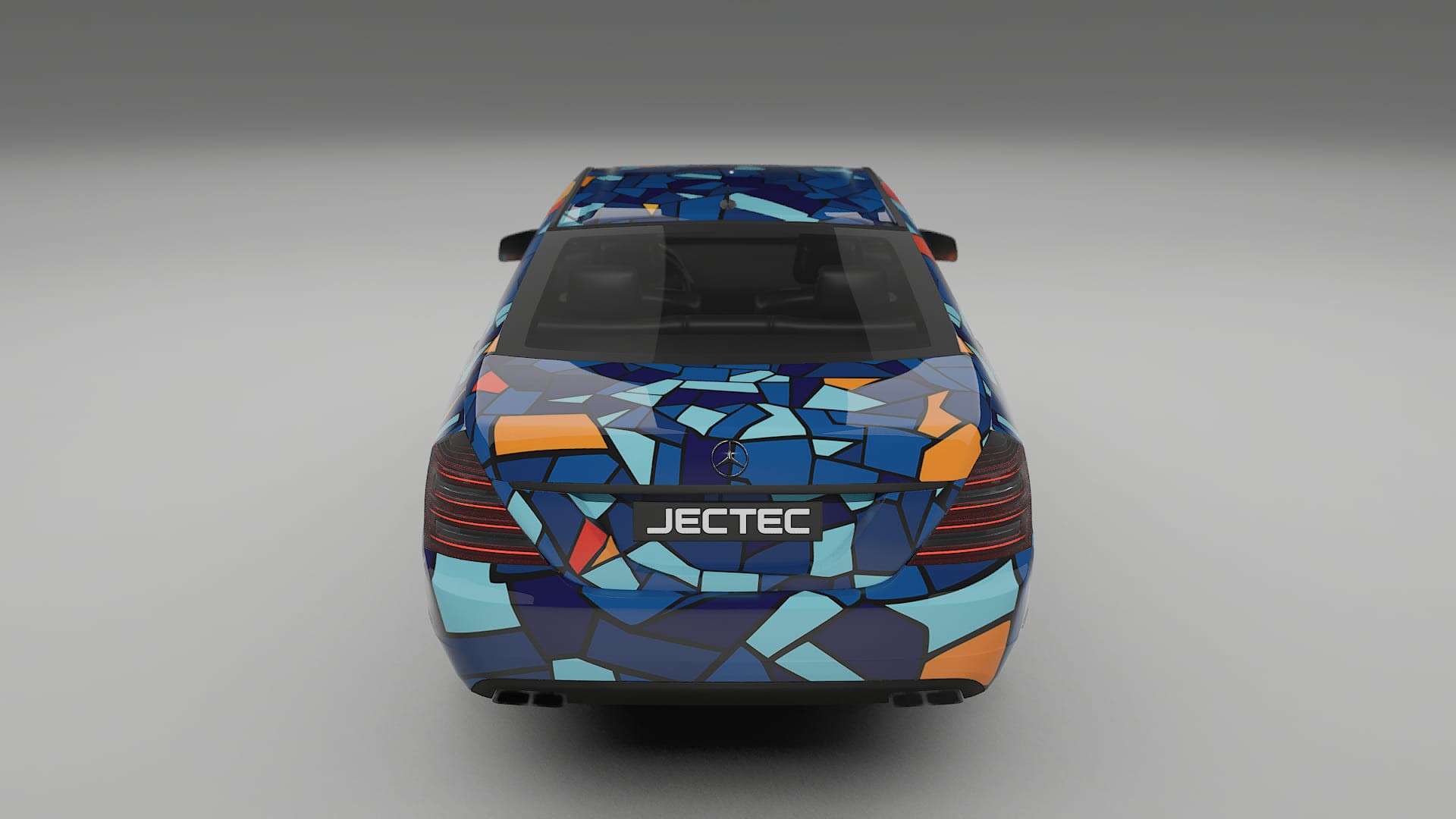 Mercedes S-class W221 facelift LCI BARCELONA – Ontworpen Wrap PPF Kit van Printbaar Polyurethaanfolie