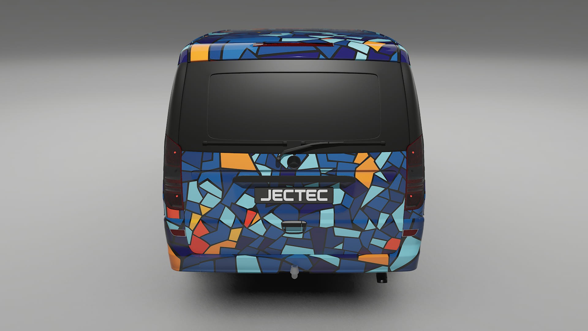 Mercedes Viano Extralong W439 Facelift LCI BARCELONA – Ontworpen Wrap PPF Kit van Printbaar Polyurethaanfolie