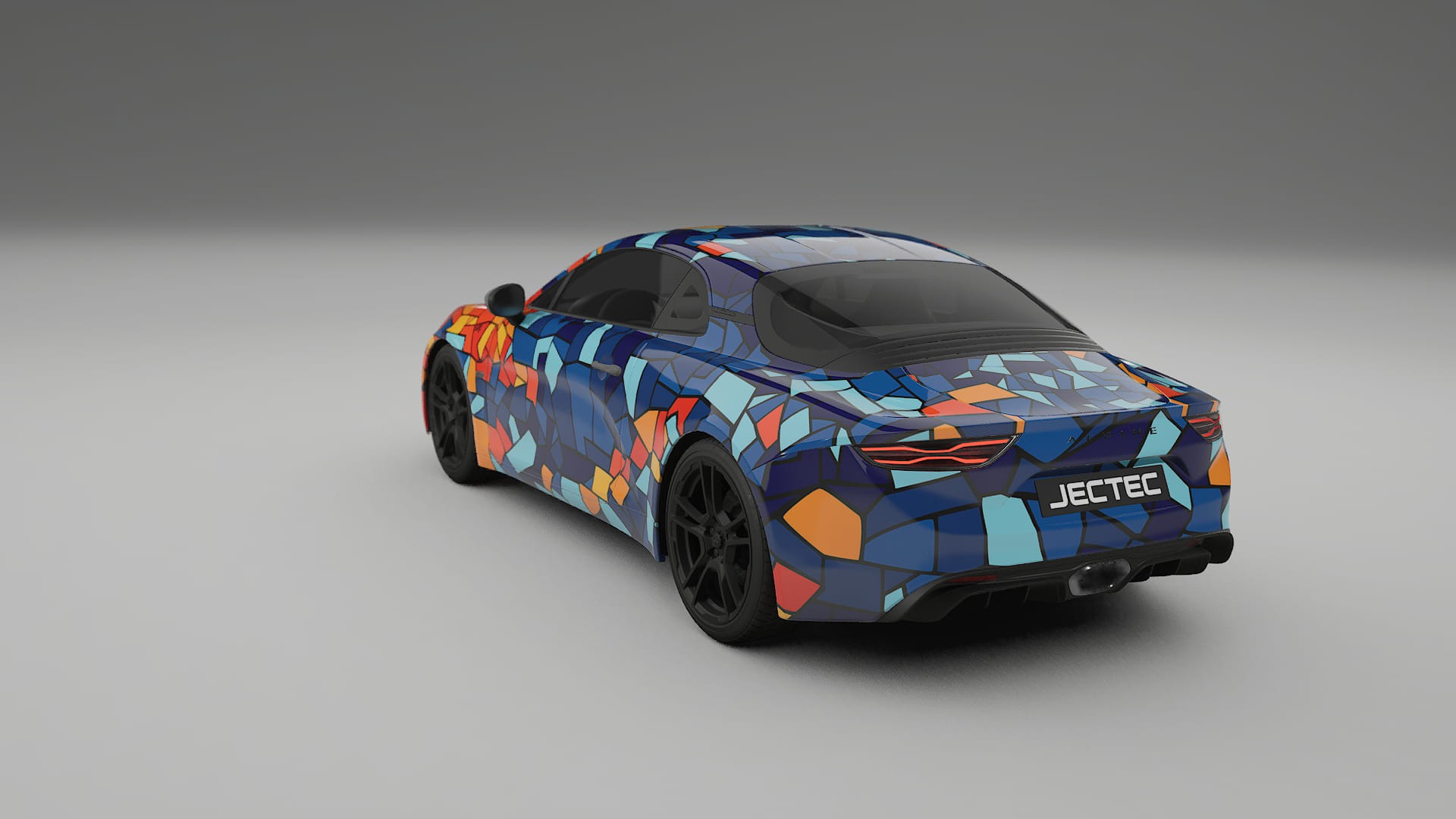 Renault Alpine A110 BARCELONA – Ontworpen Wrap PPF Kit van Printbaar Polyurethaanfolie